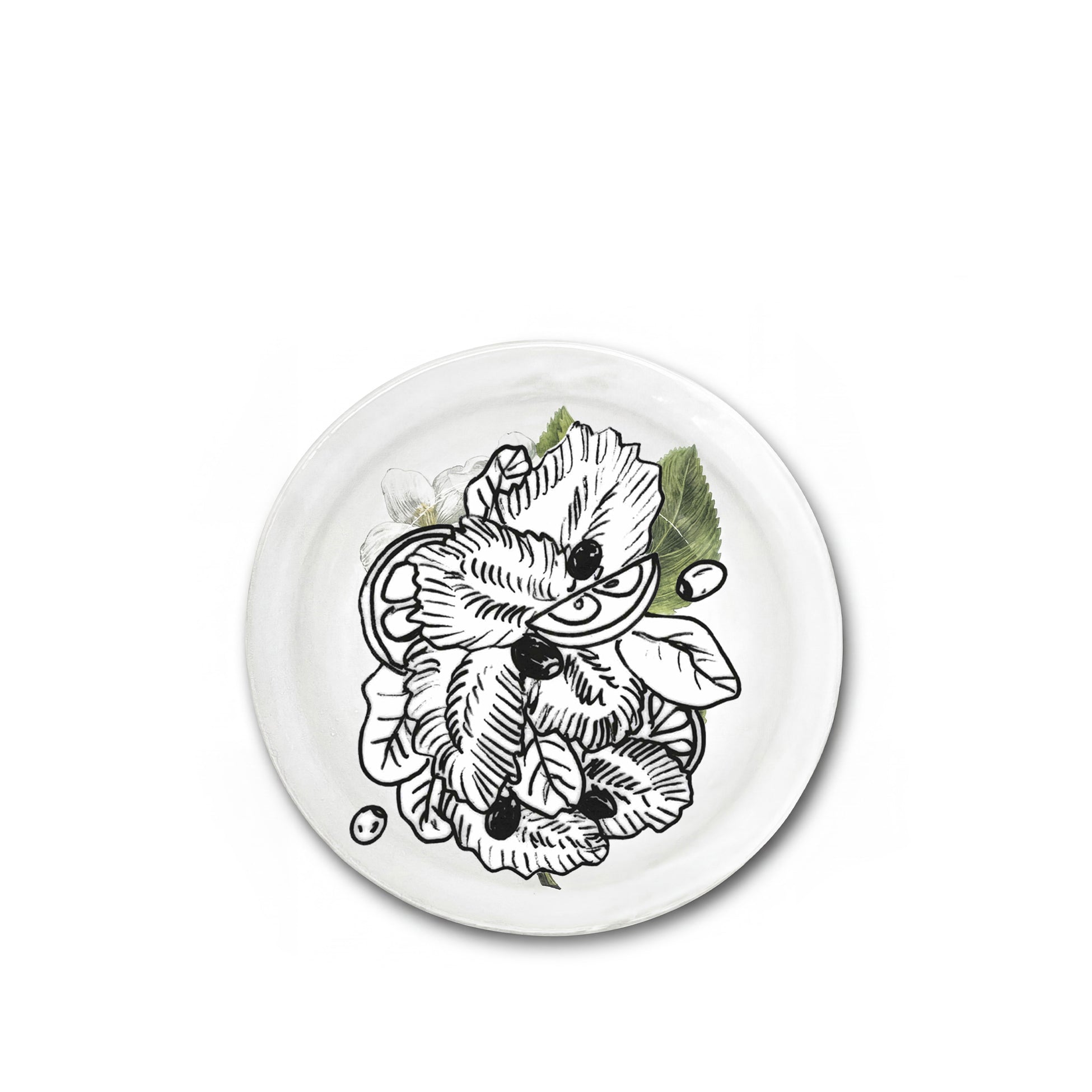 'Fleurs de Pommier Paradise' Plate by Astier de Villatte, 26cm