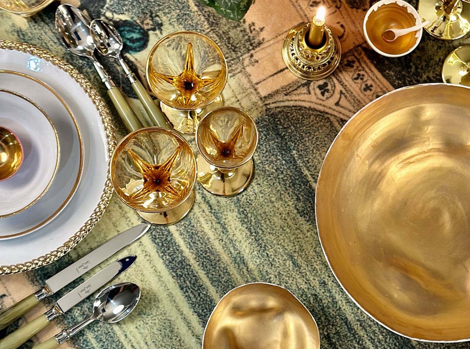 S&B x John Derian 'Central Park' Linen Tablecloth