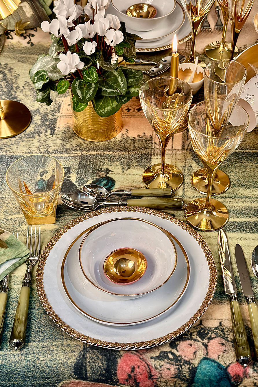 S&B x John Derian 'Central Park' Linen Tablecloth