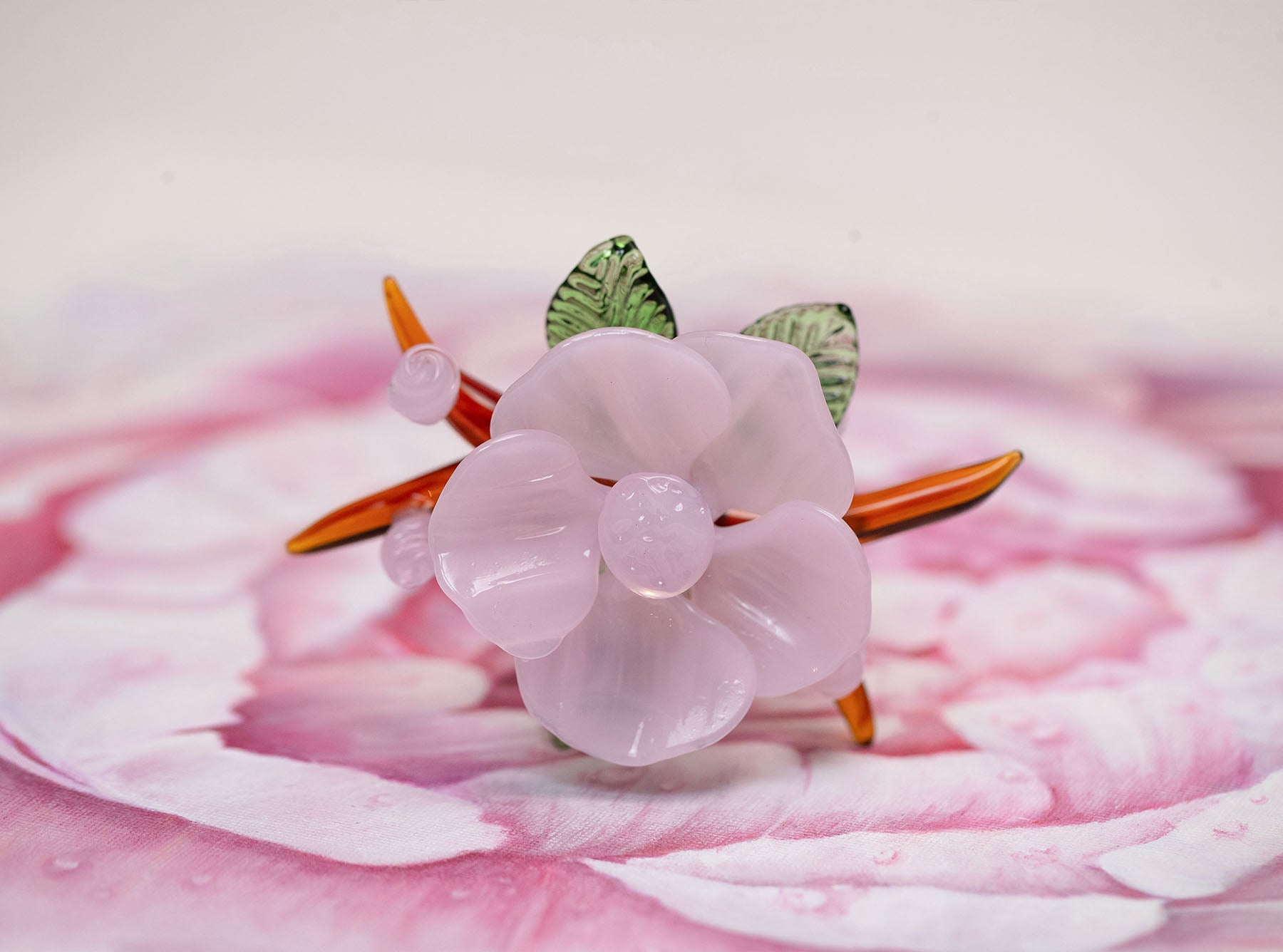 S&B x Casarialto 'Blossom in Full Bloom' Handblown Glass Napkin Ring