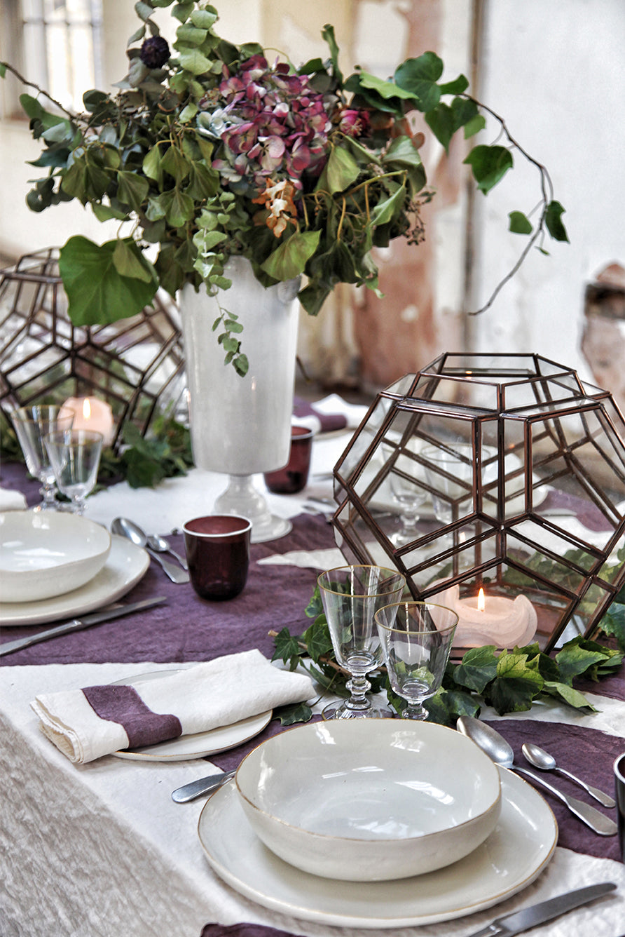 Handblown Bumba Glass Tumbler in Grape, 30cl