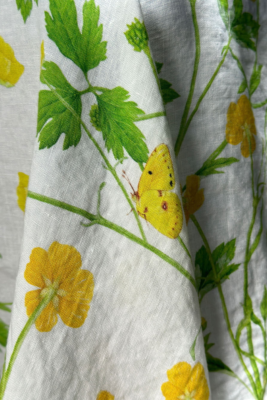 'Buttercup' Linen Tablecloth
