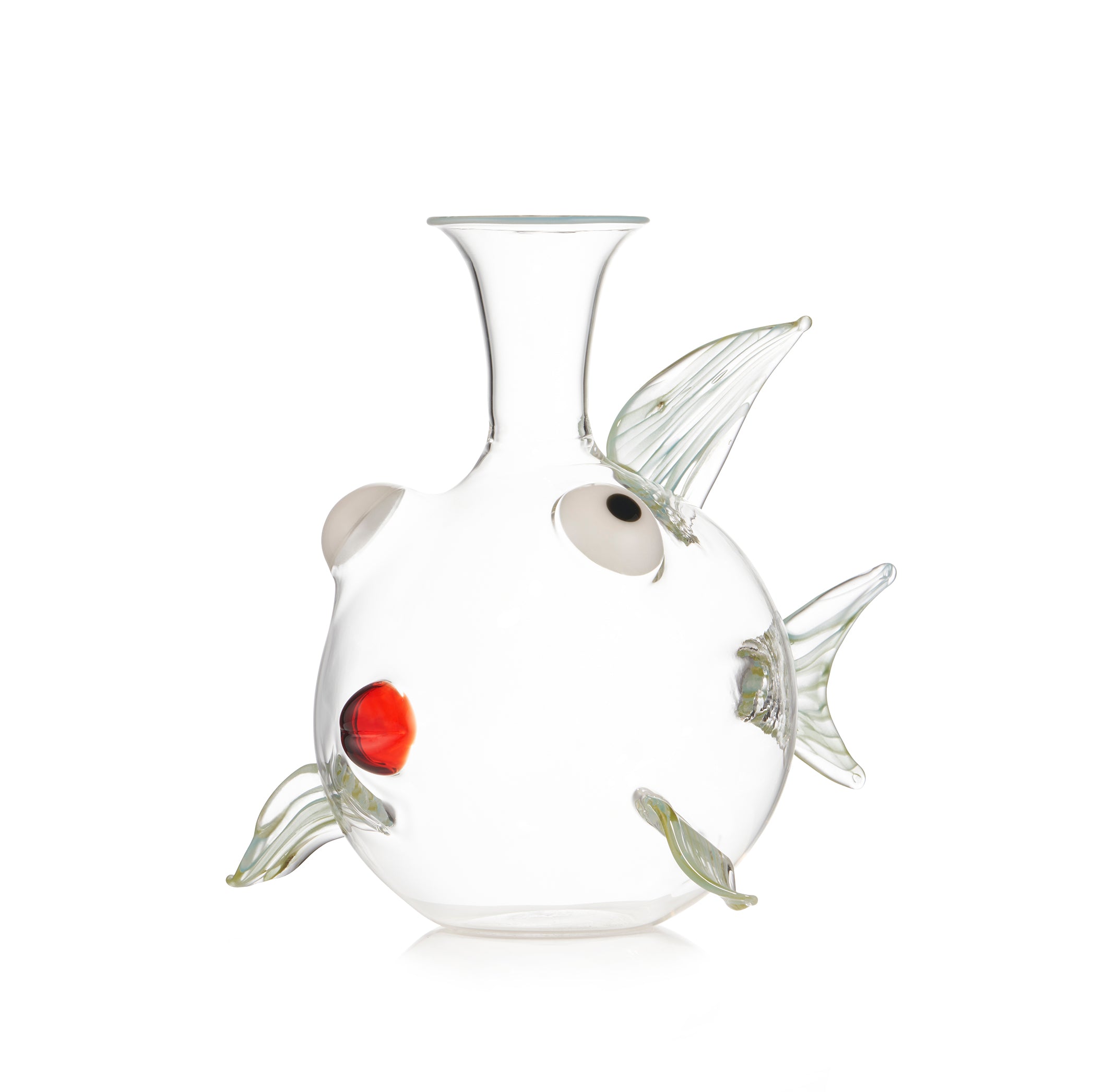 Handblown Glass Carp Fish Decanter, 25cm