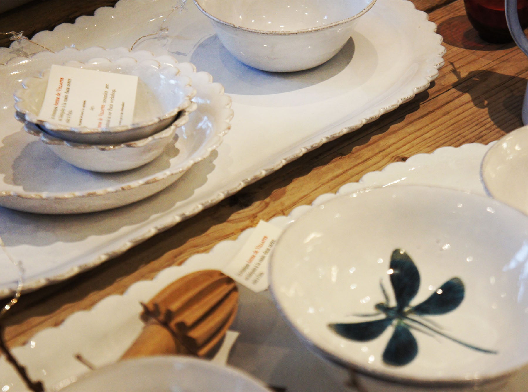 Daisy Platter by Astier de Villatte, 42cm