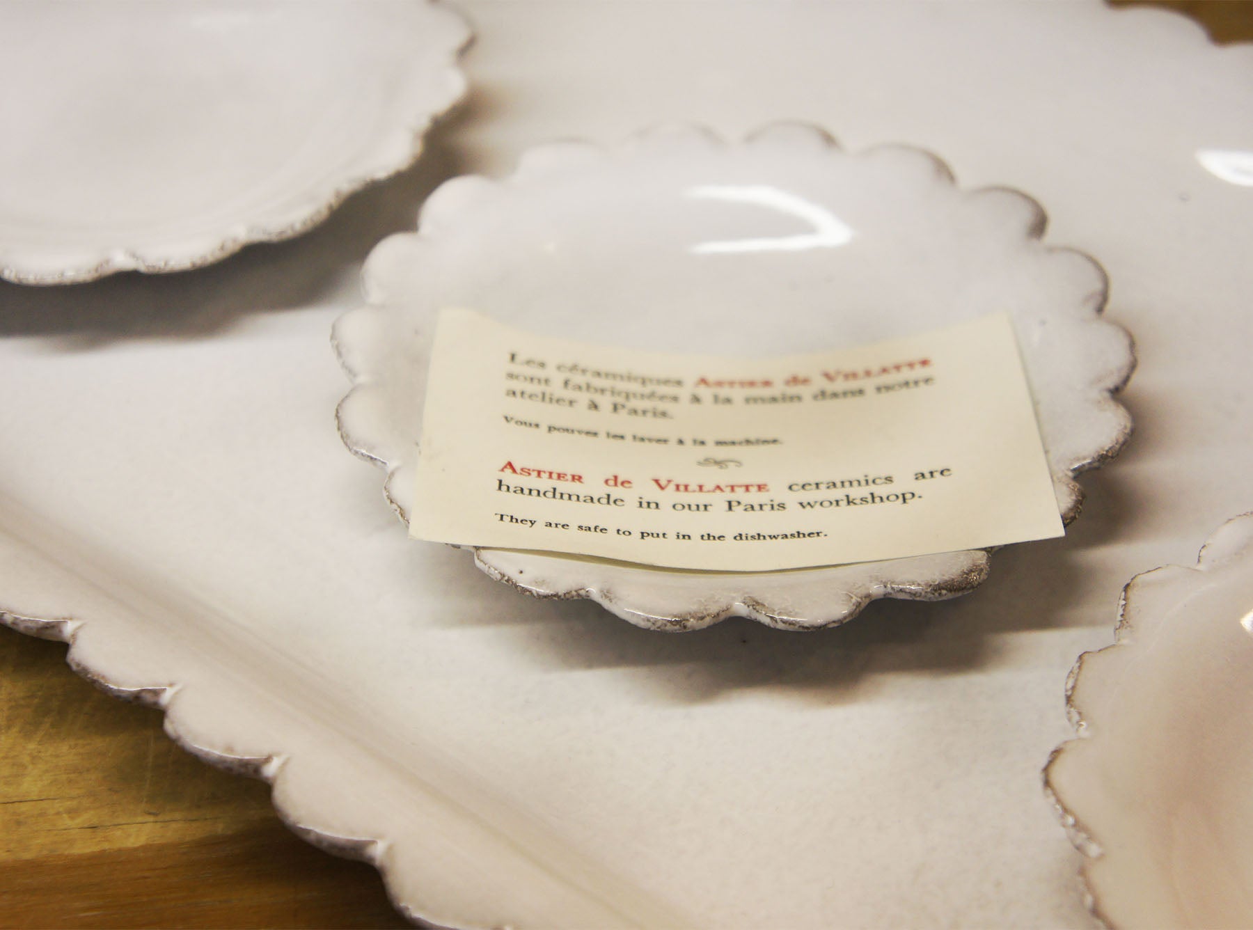 Daisy Platter by Astier de Villatte, 42cm