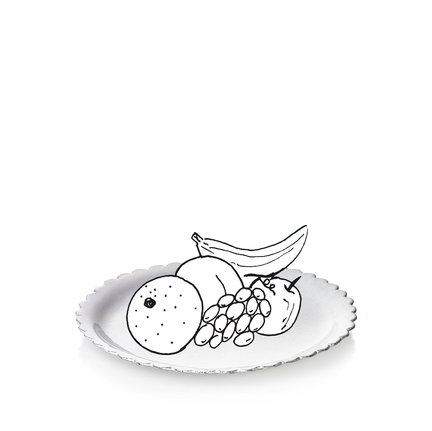 Daisy Dinner Plate by Astier de Villatte, 31cm