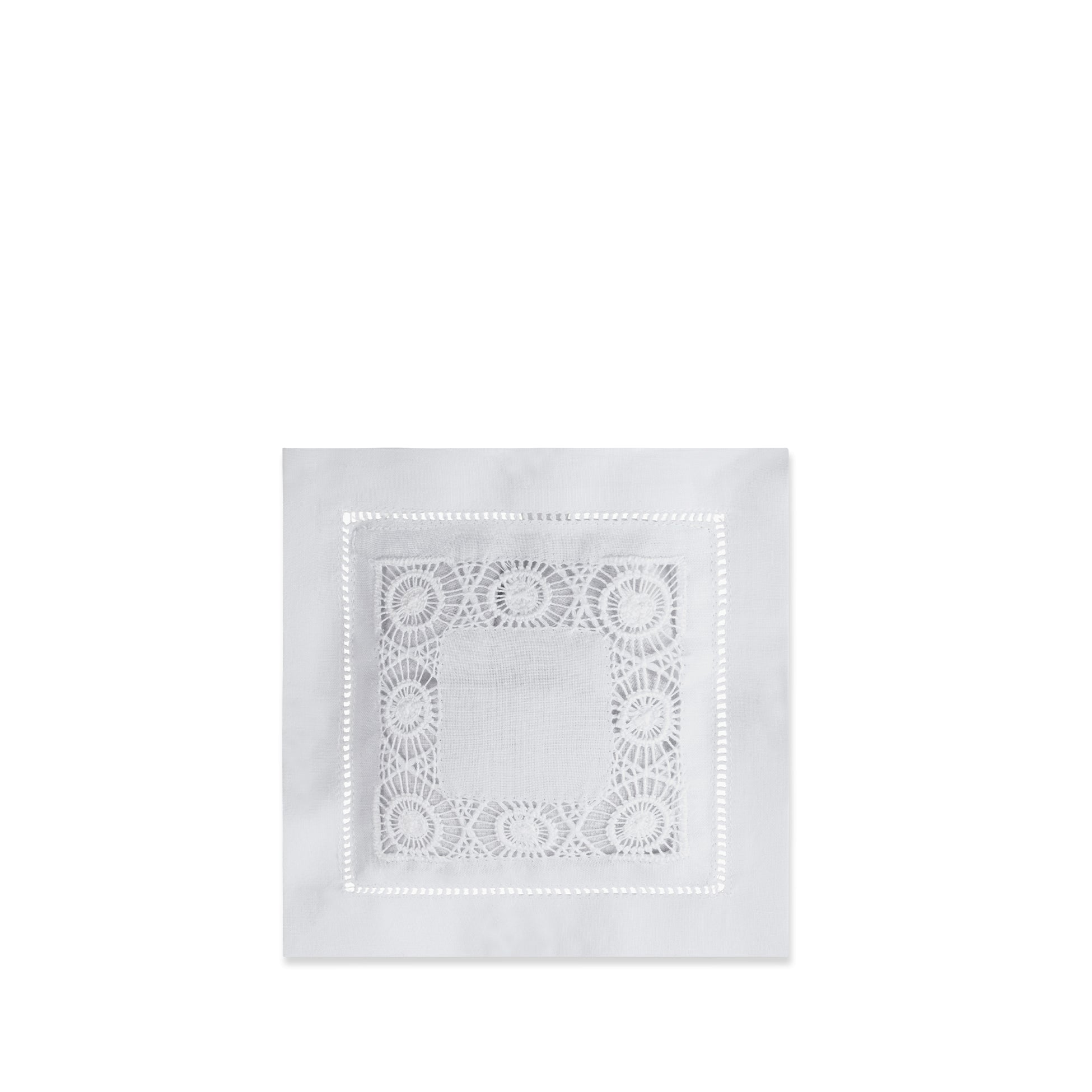 Embroidered Square Lace Cotton Lavender Sachet