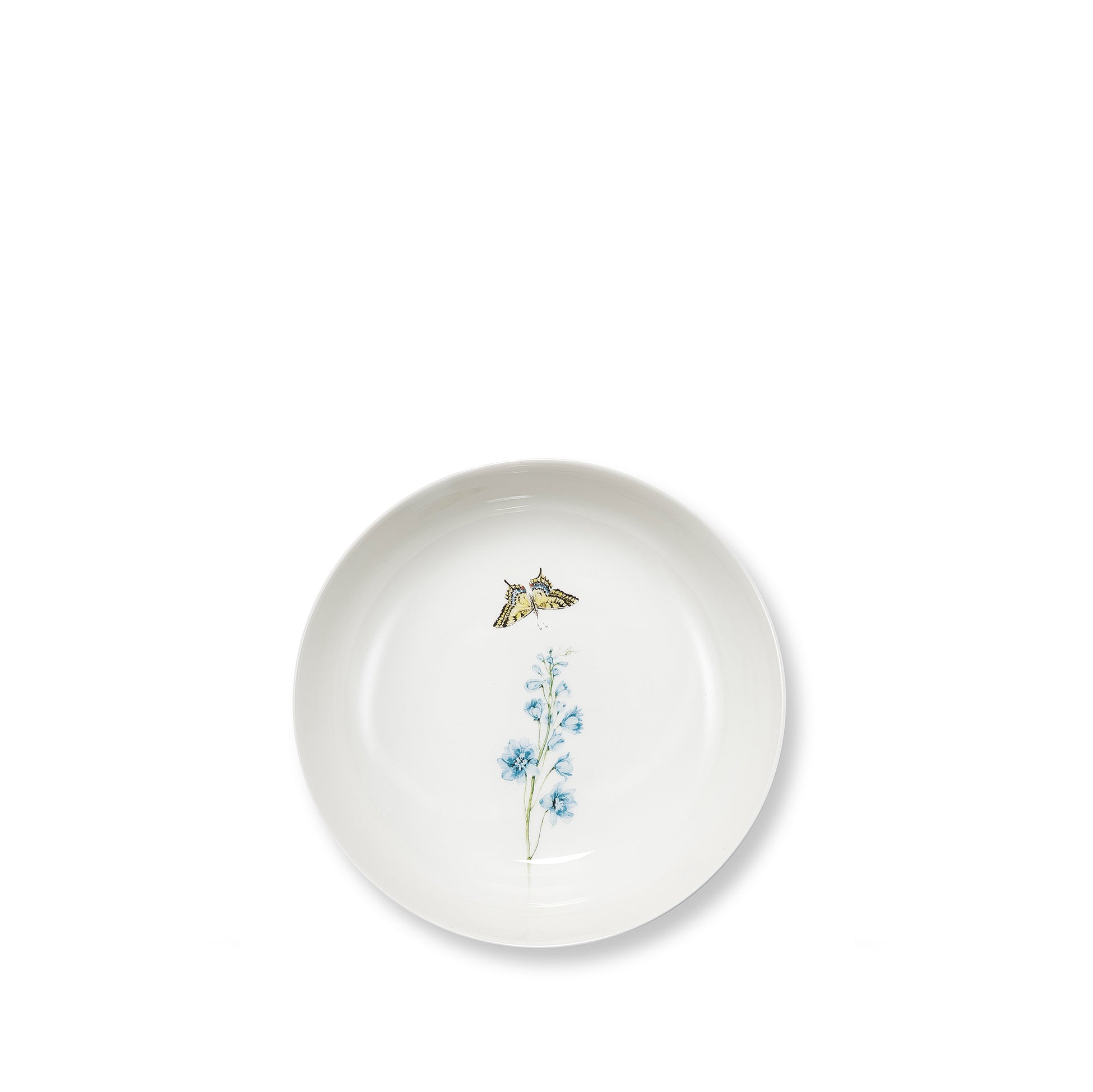 Bloom Delphinium Soup Plate, 20cm