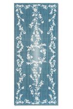 S&B x Blackberry Farm Denim Hydrangea Linen Tablecloth