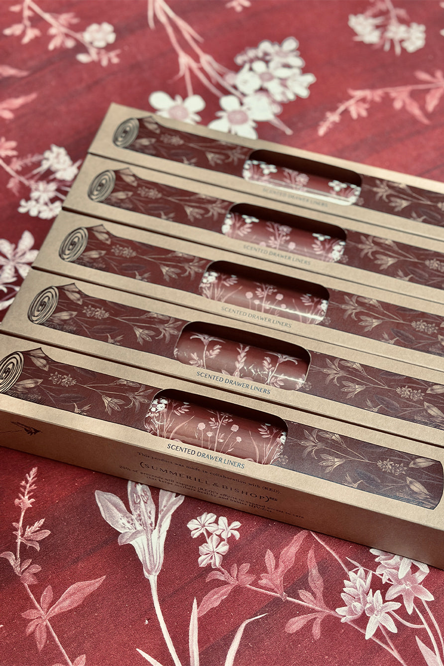 African Flower Neroli & Ylang-Ylang Scented Drawer Liners, 6 Sheets