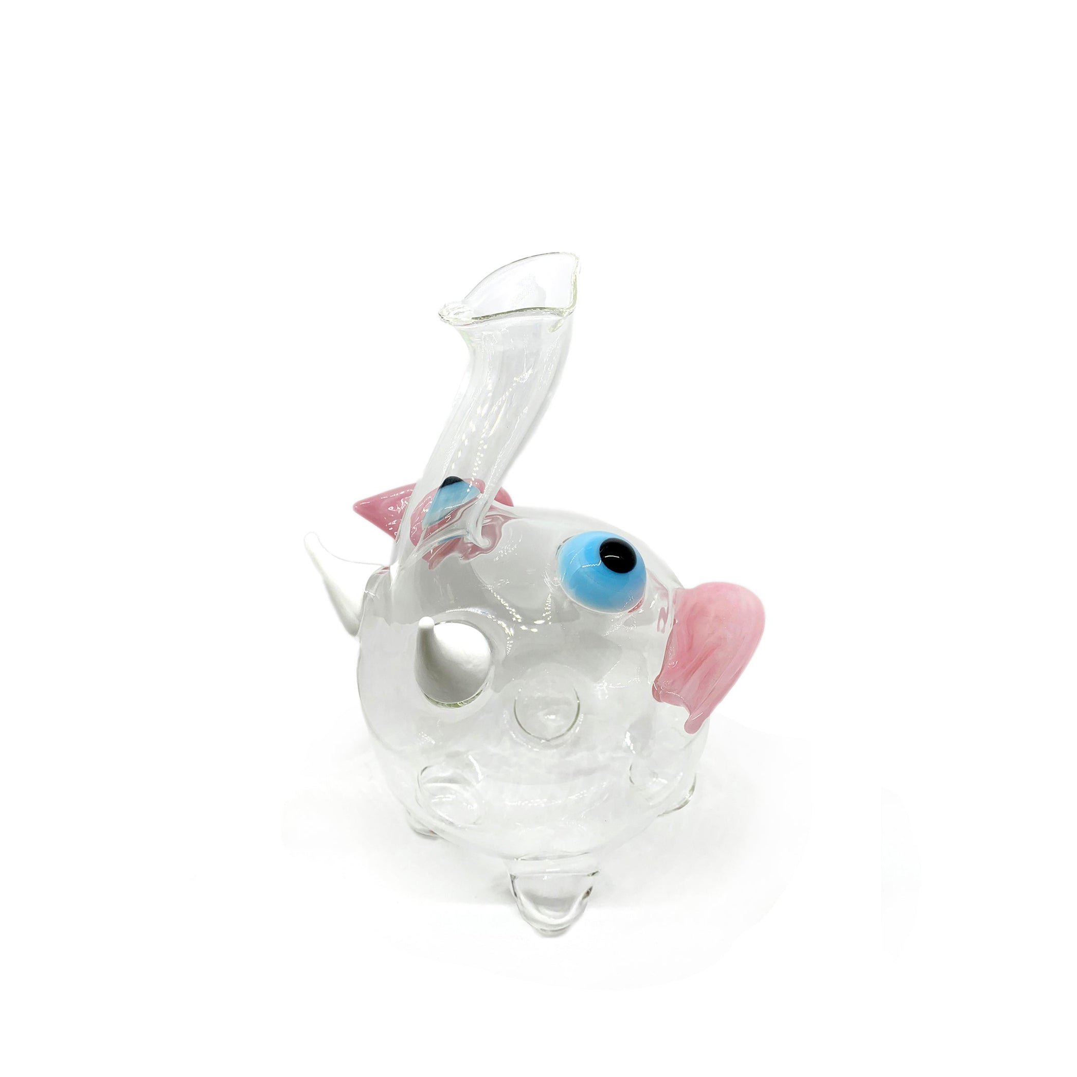 Handblown Glass Dumbo Decanter, 30cm