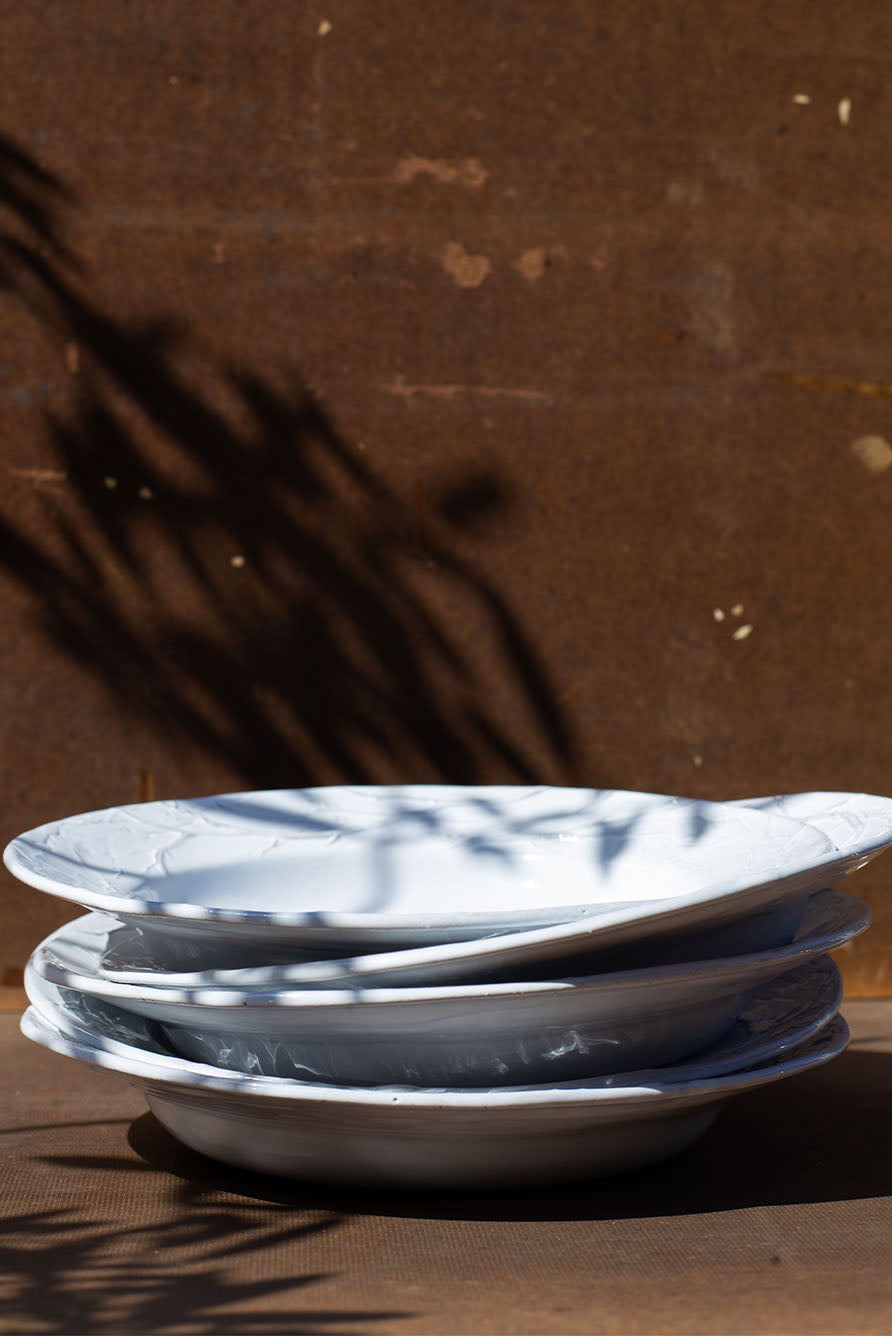 Eva Climbing Branches Dessert/Side Plate by Astier de Villatte, 21.5cm