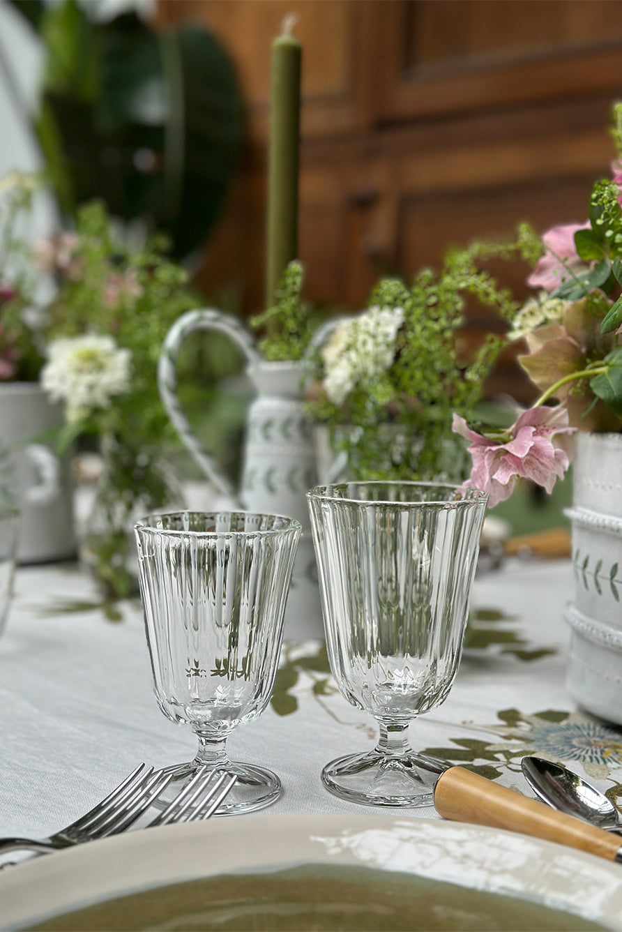 Faceted Champagne Flute