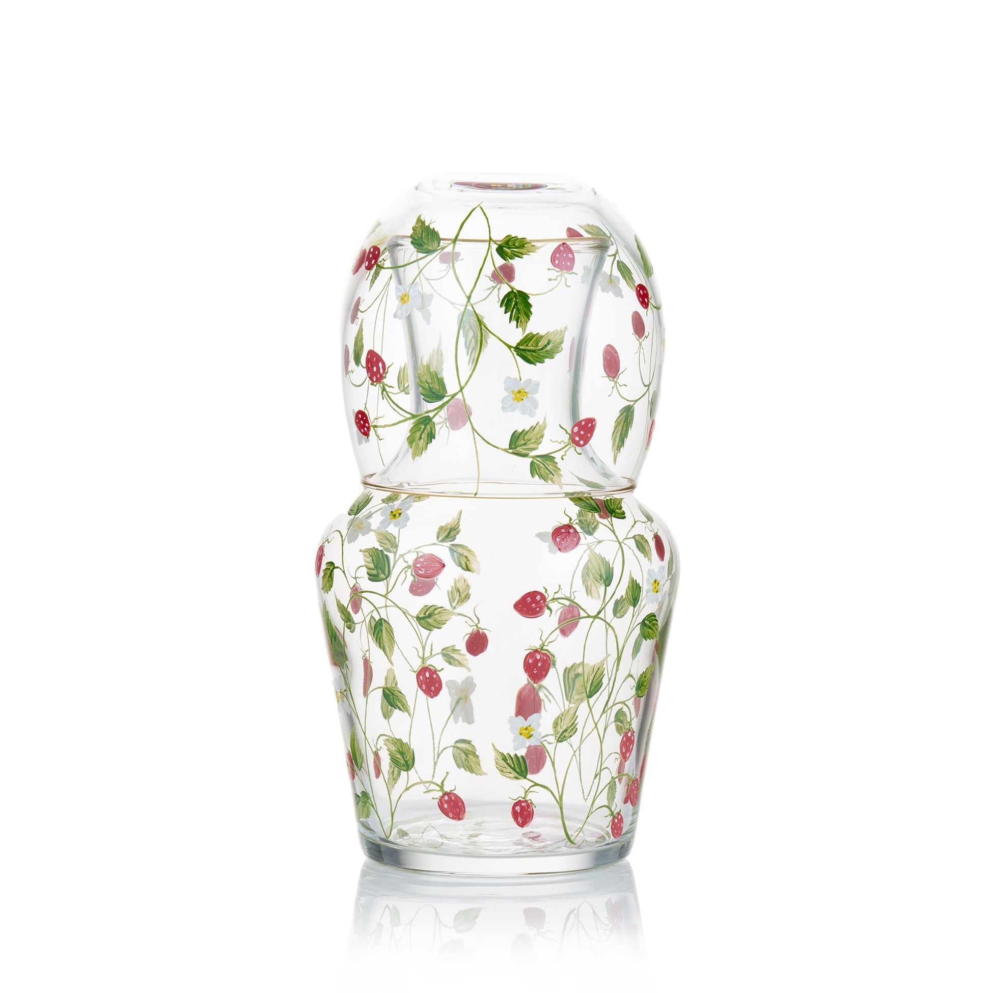 'Fraises des Bois' Bedside Carafe & Tumbler Set