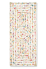 S&B x John Derian White 'Fungi' Linen Tablecloth