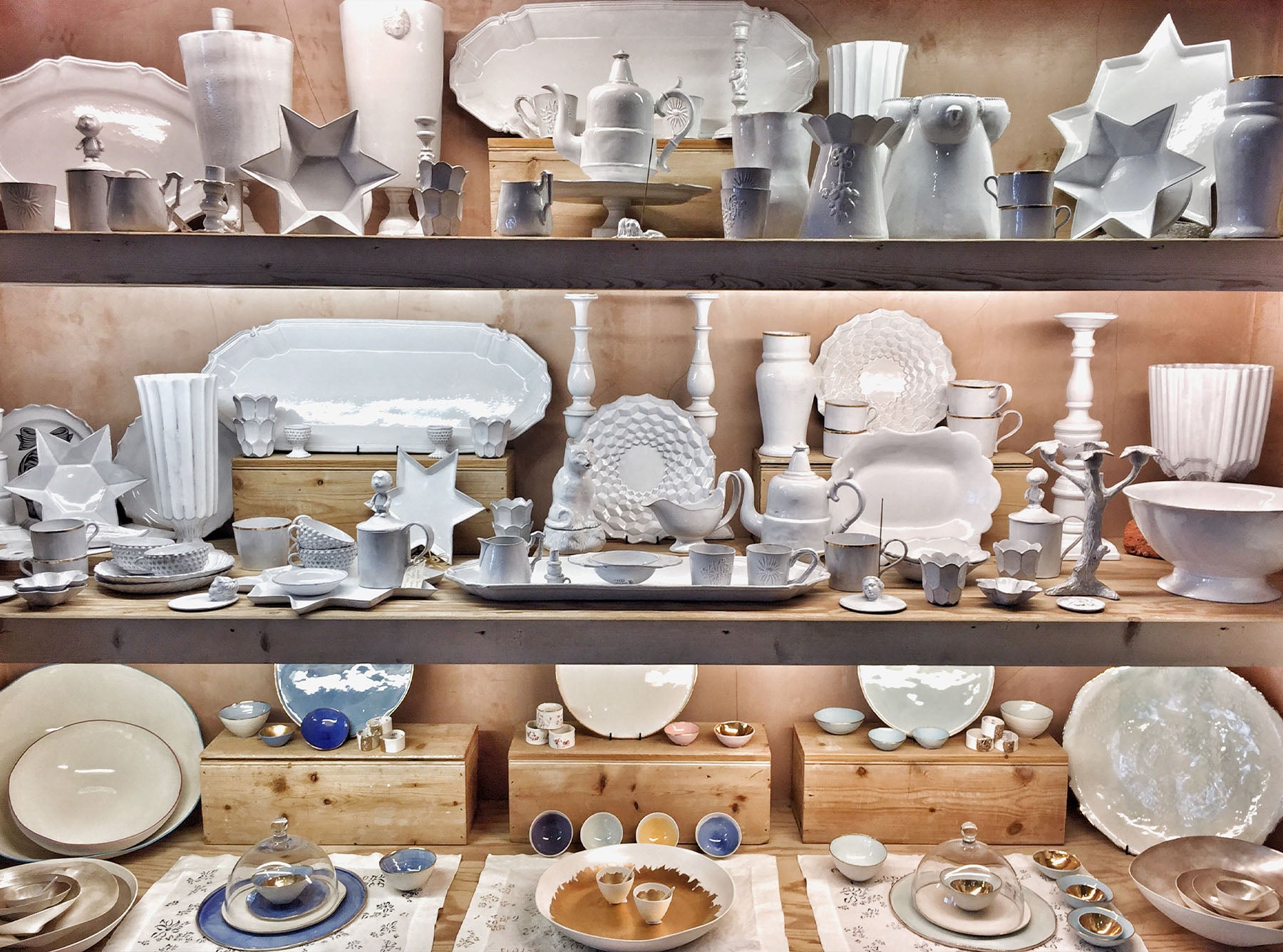 Large Bouquet Plate by Astier de Villatte, 30cm