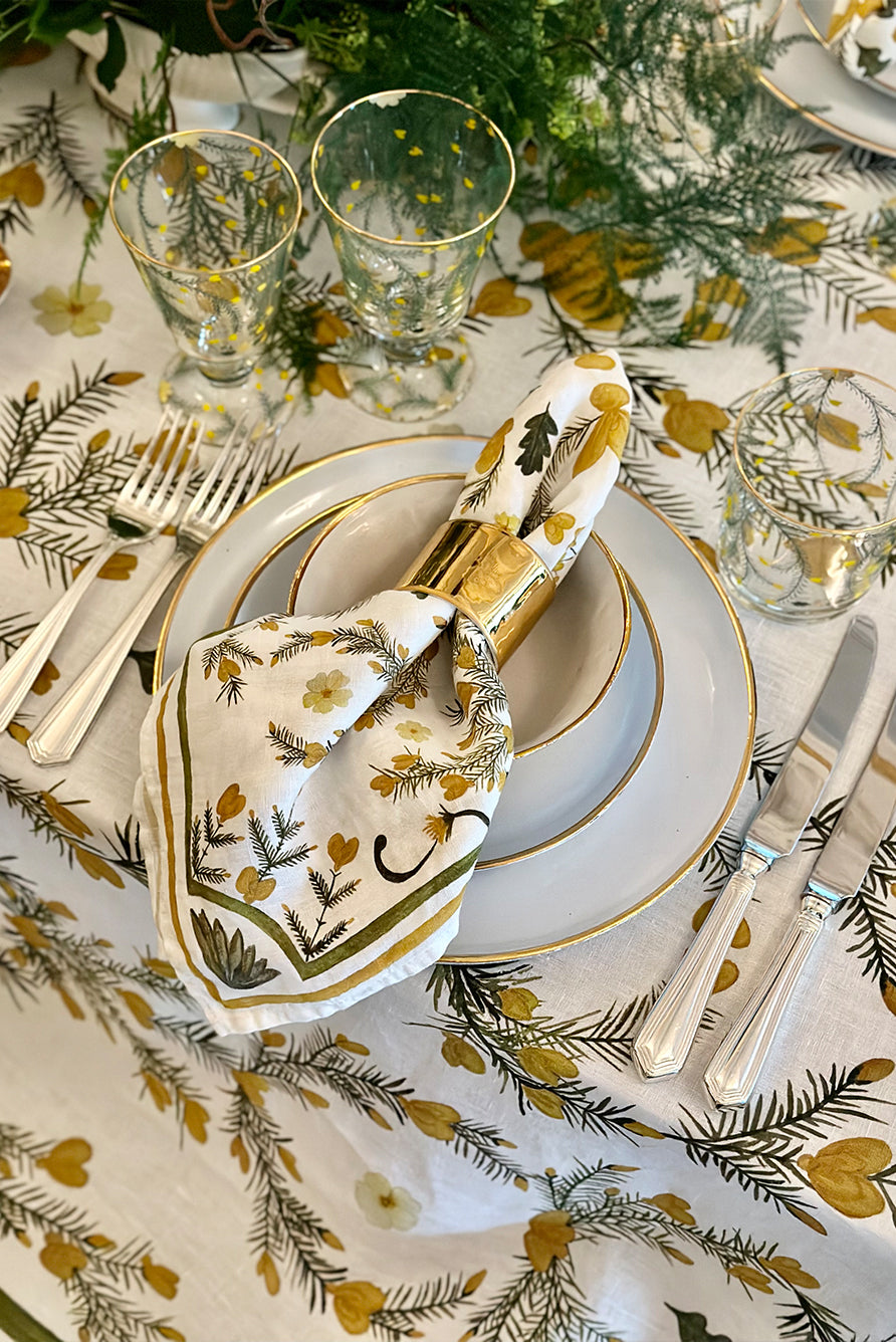 S&B x Gleneagles Linen Napkin, 50x50cm