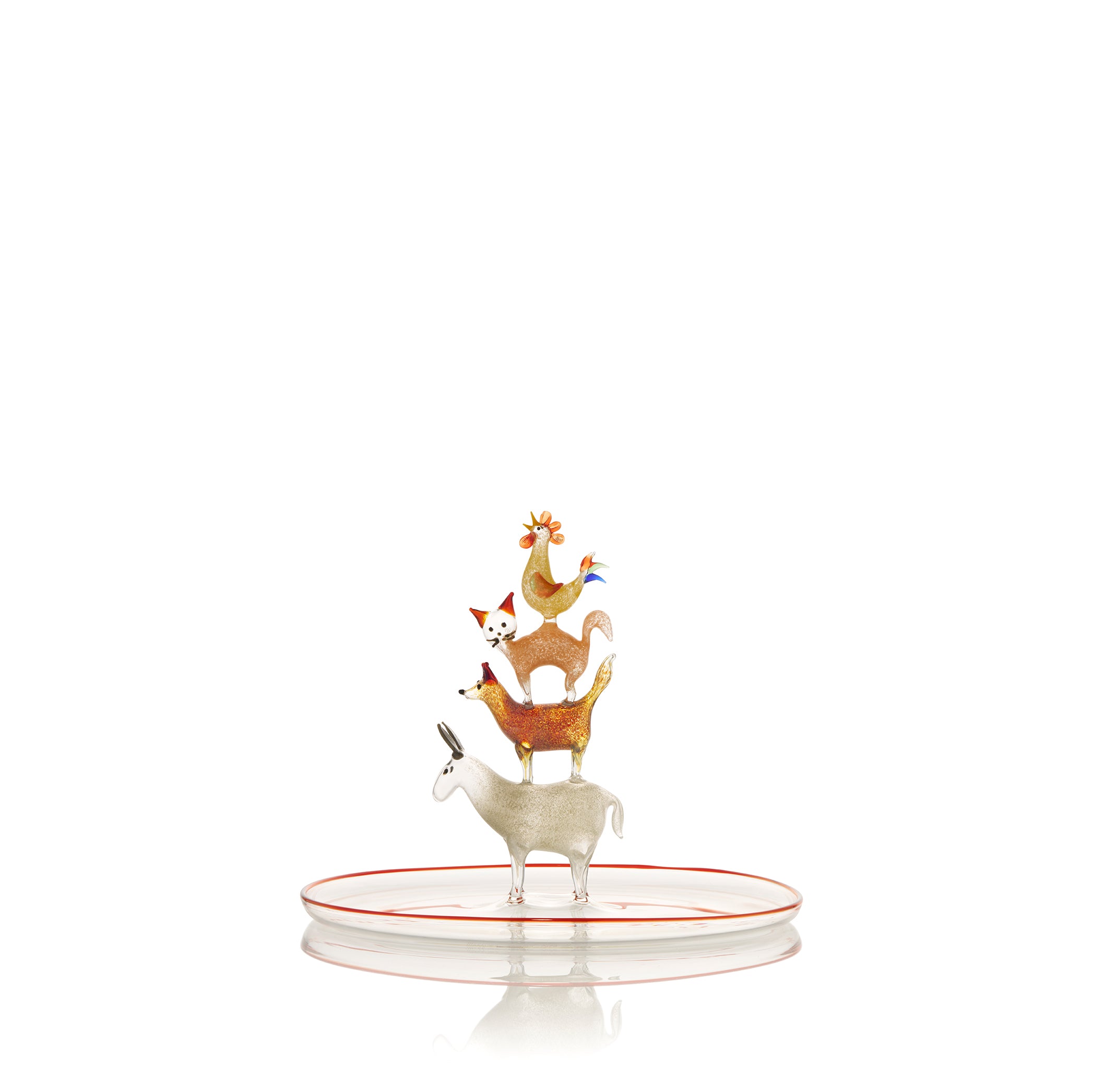 The Bremen Town Musicians Platter, 33 x 30cm
