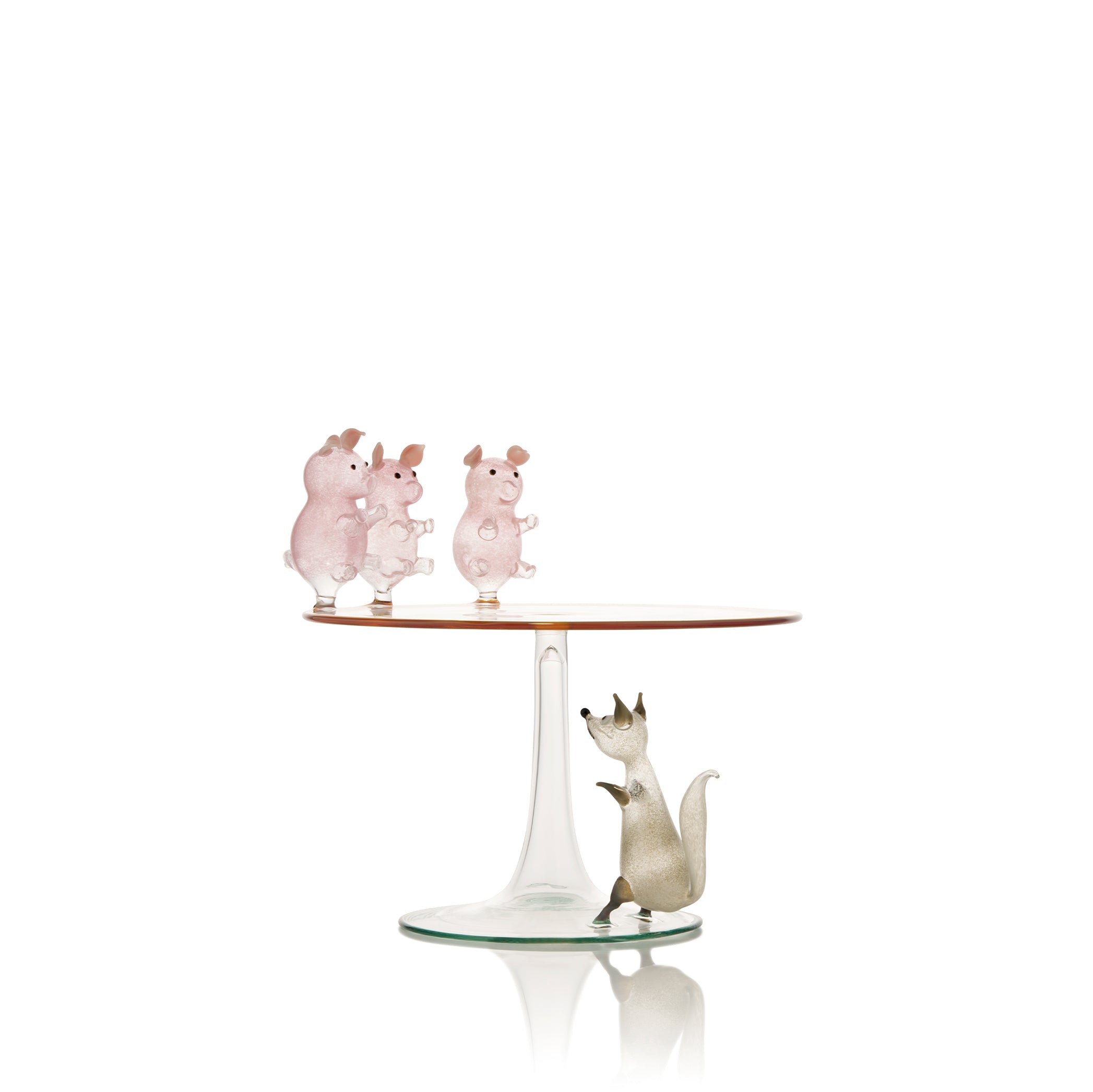 The Three Little Pigs Cake Stand, 33 x 30cm