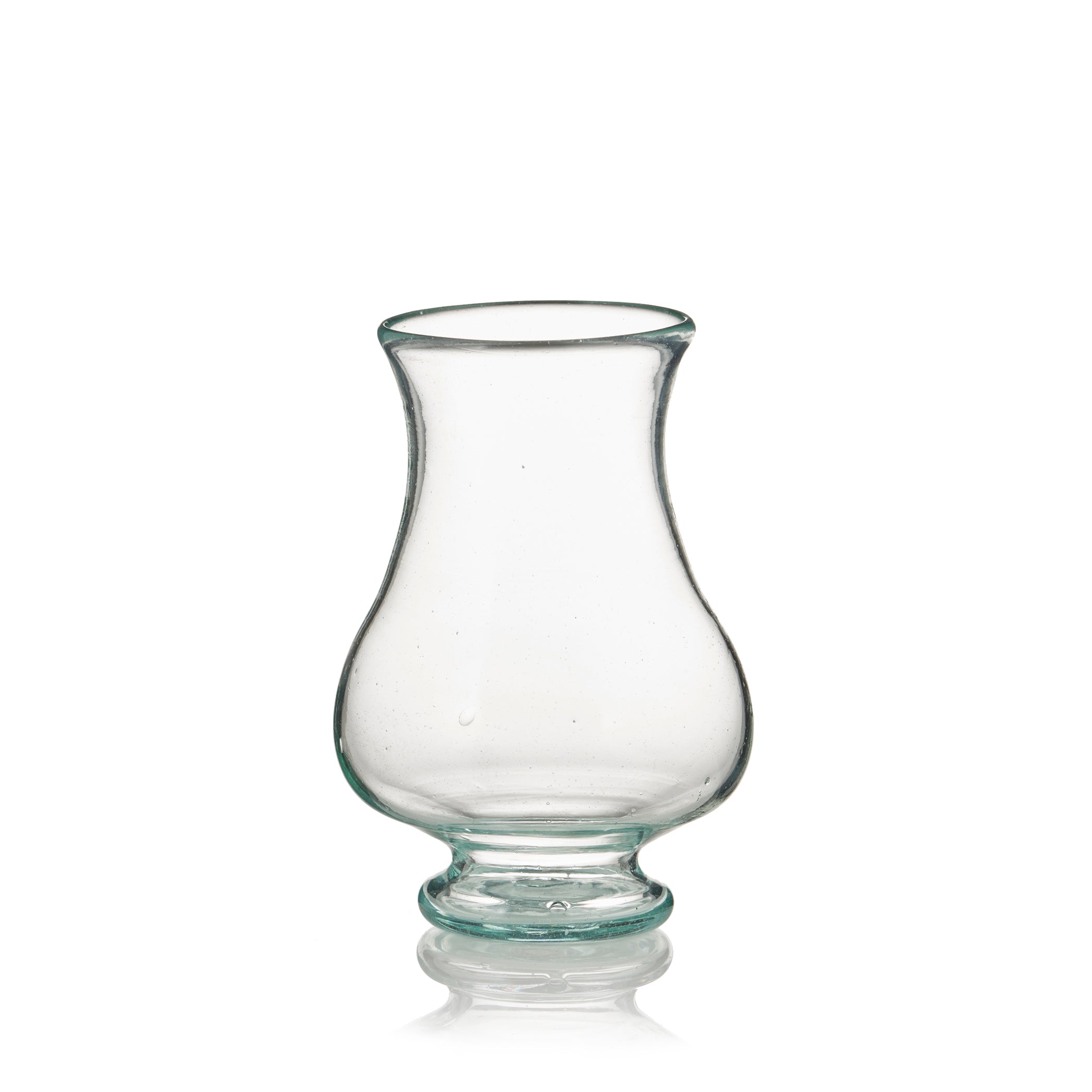 Handblown Glass Pichet Vase in Clear, 20cm