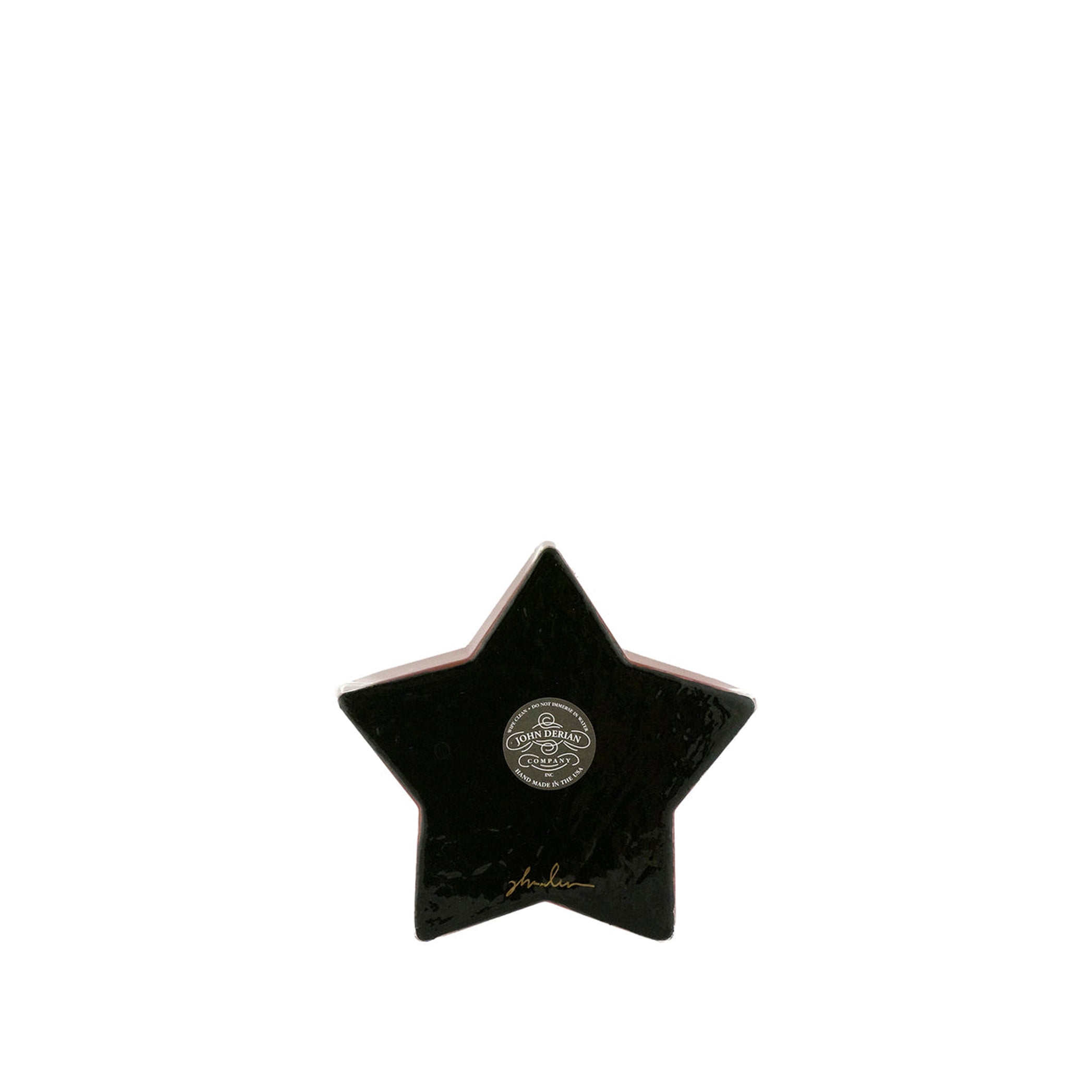 John Derian Holly Star Charm Paperweight, 11cm