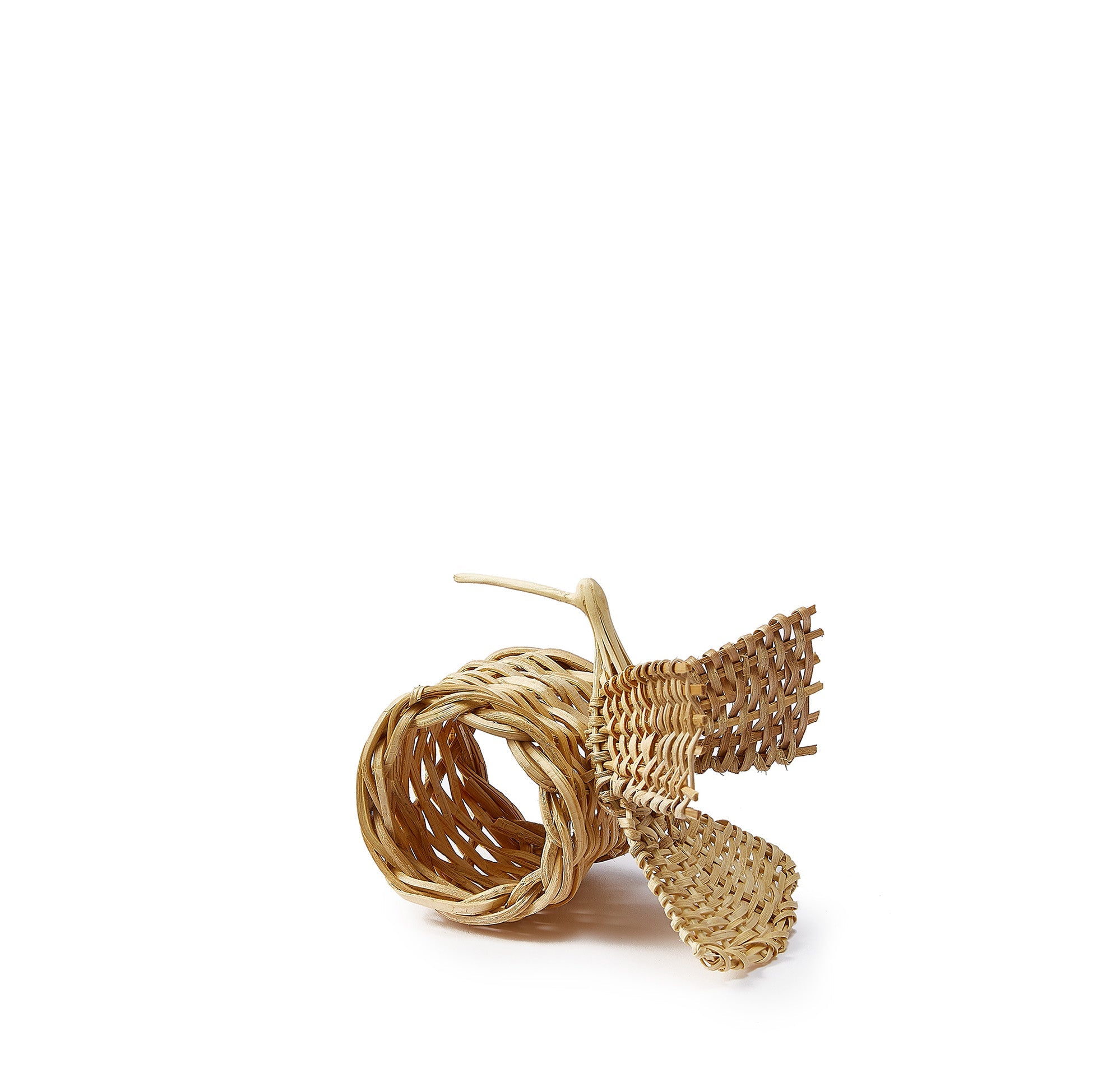 Handwoven Hummingbird Napkin Ring in Natural