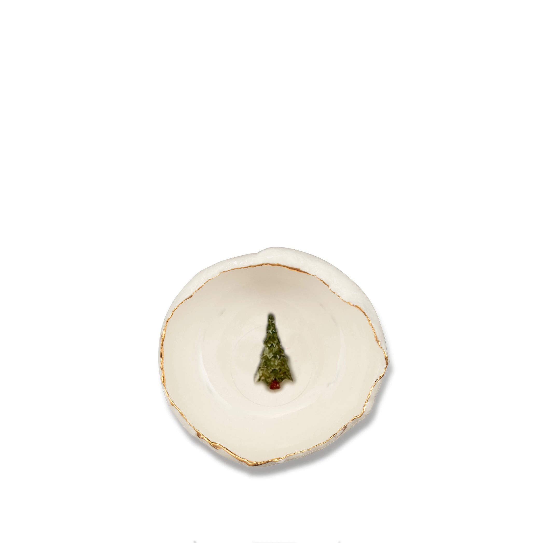 HB Jagged Bowl Green Christmas Tree, 7cm