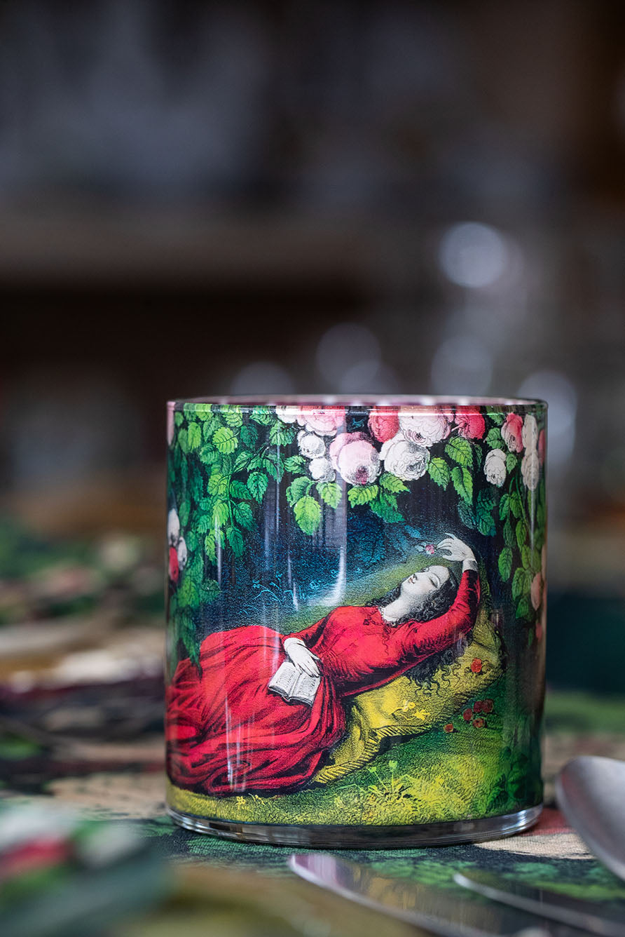 John Derian 'Sleeping Beauty' Oblong Tray, 15 x 30cm