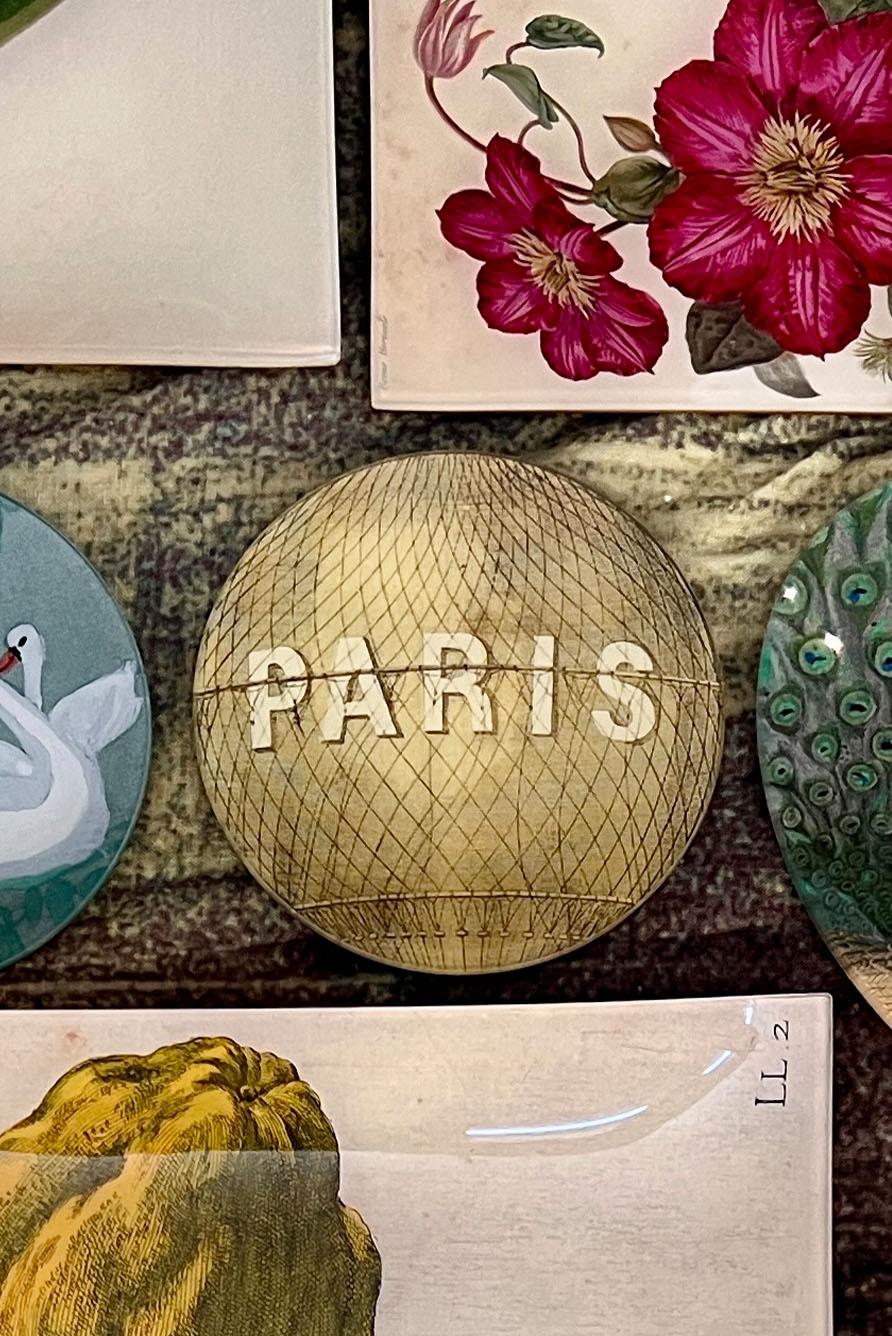John Derian 'Paris' Round Plate, 13cm
