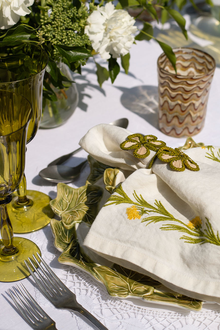 'Louise' Bobbin Lace Round Placemat, 40cm