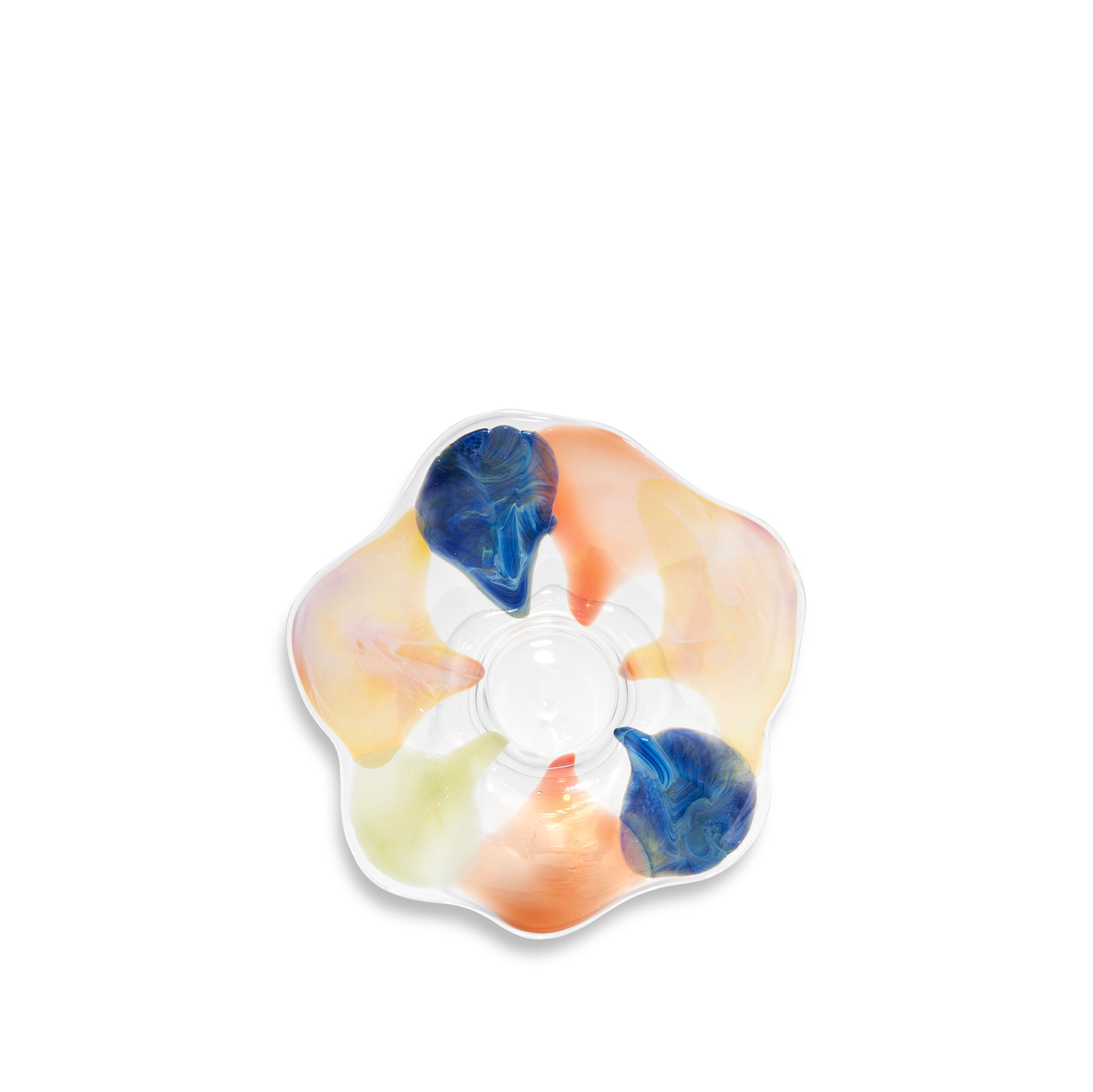 Handblown Glass Multicoloured Bud Vase, 20cm (IN ASSORTED COLOURS)