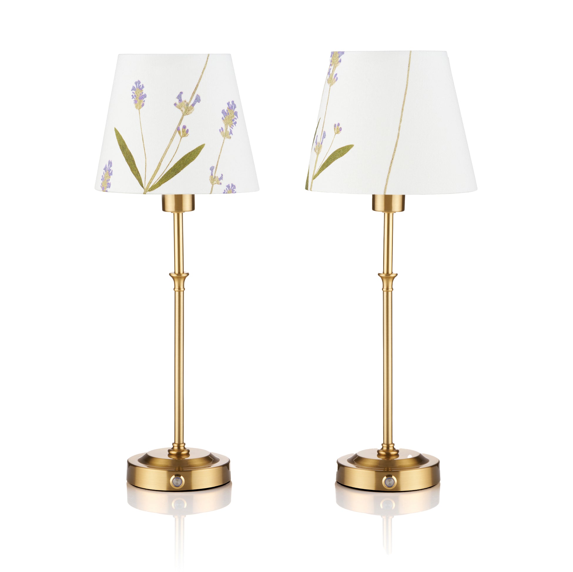 Set of 2 'Lavender' French Drum Lampshade, 13cm