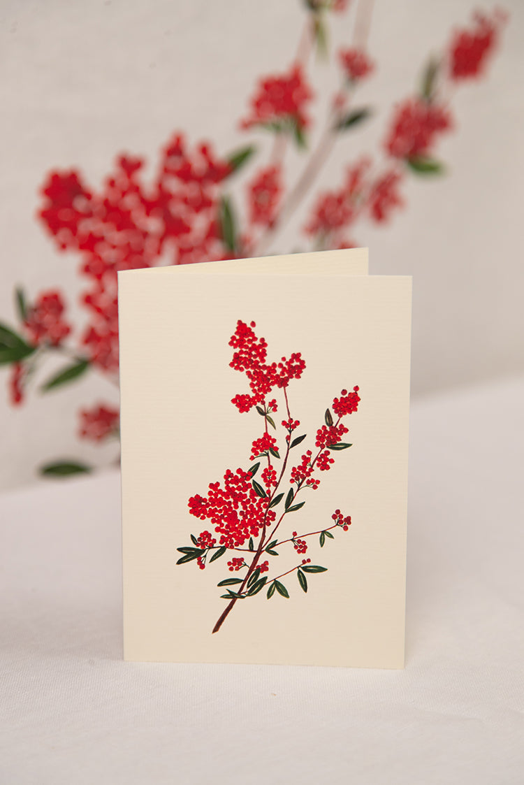 'Les Airelles' Greeting Card, 15cm x 10cm (A6)