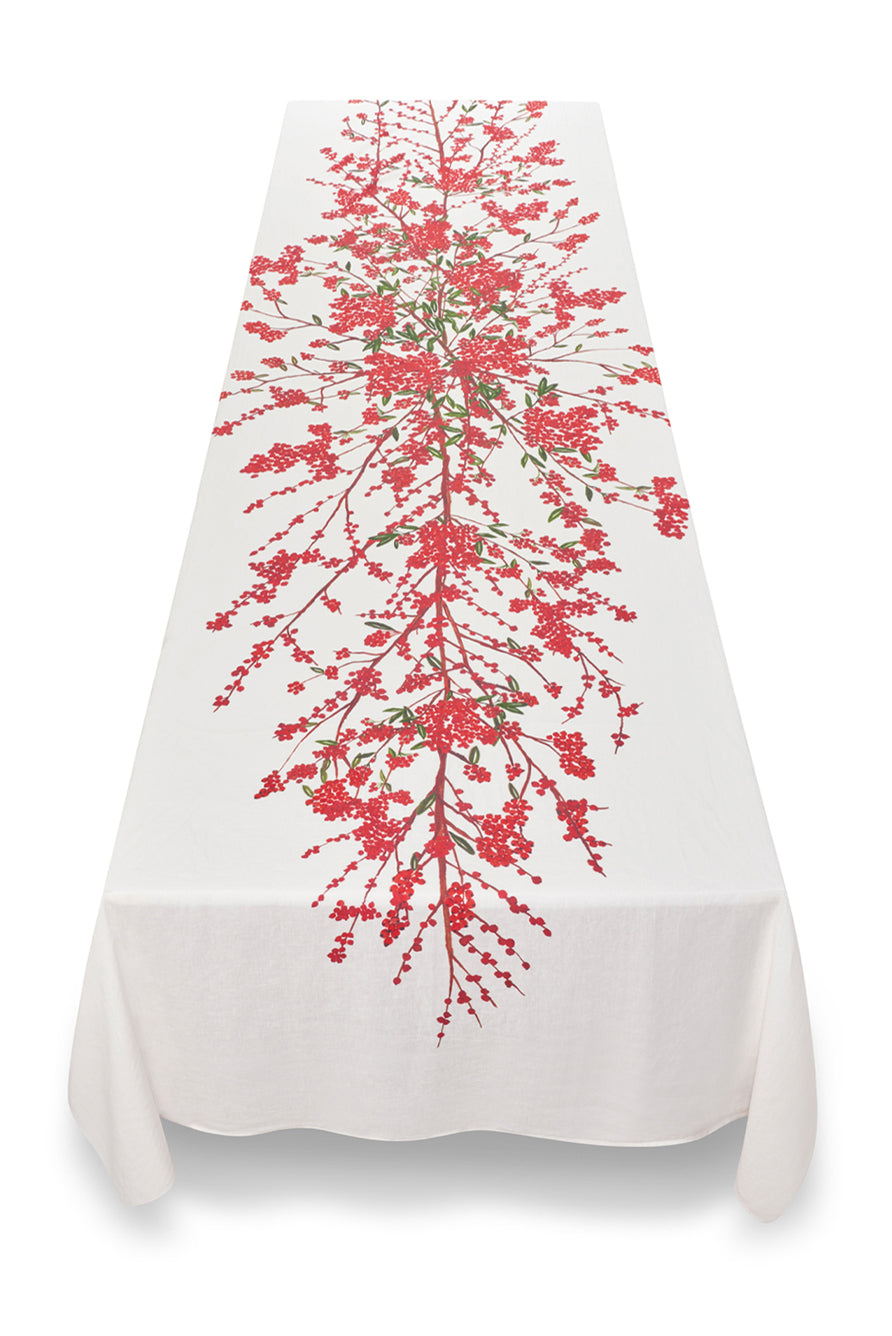 'Les Airelles' Linen Tablecloth