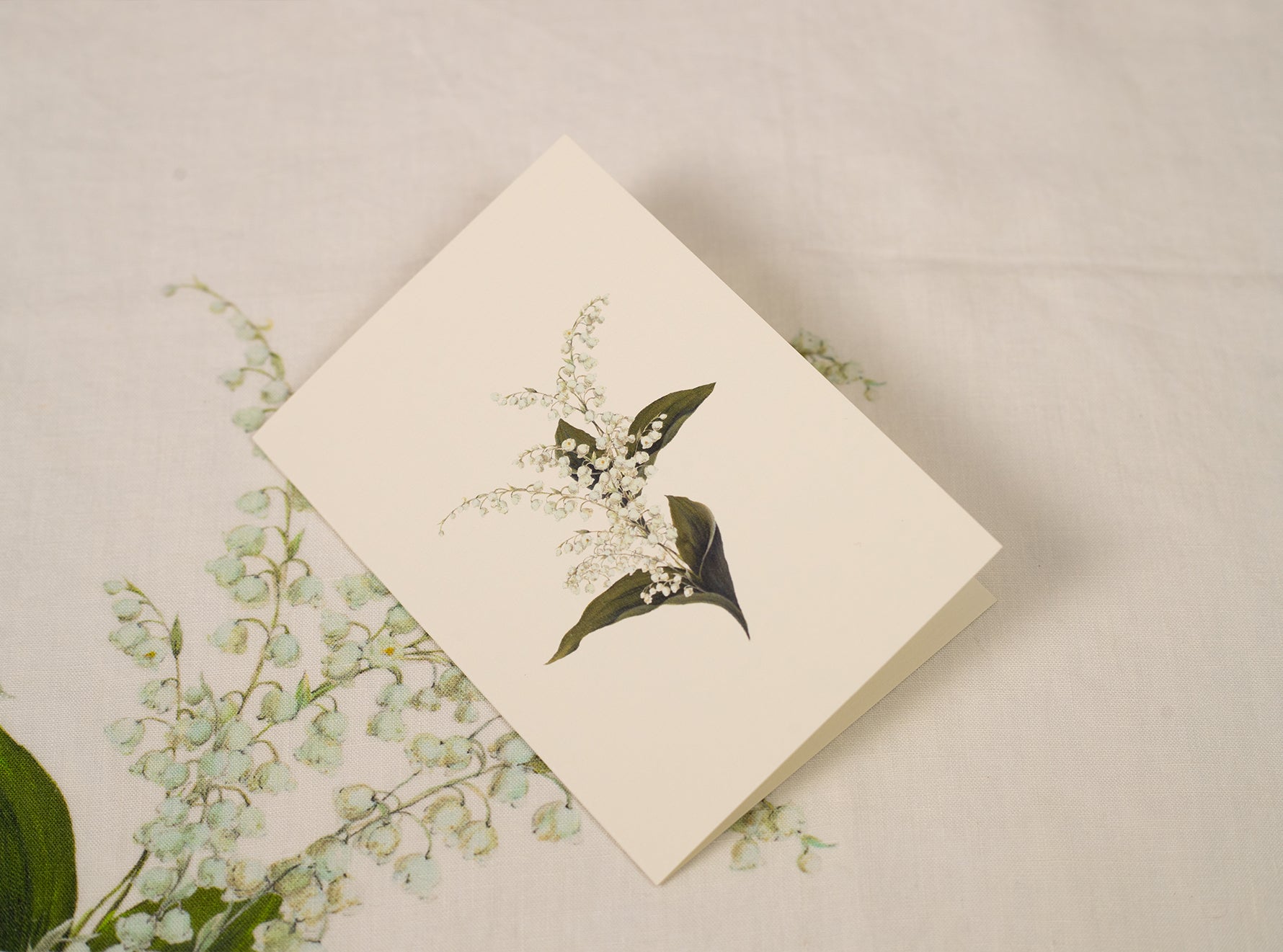 'Lily of the Valley' Greeting Card, 15cm x 10cm (A6)