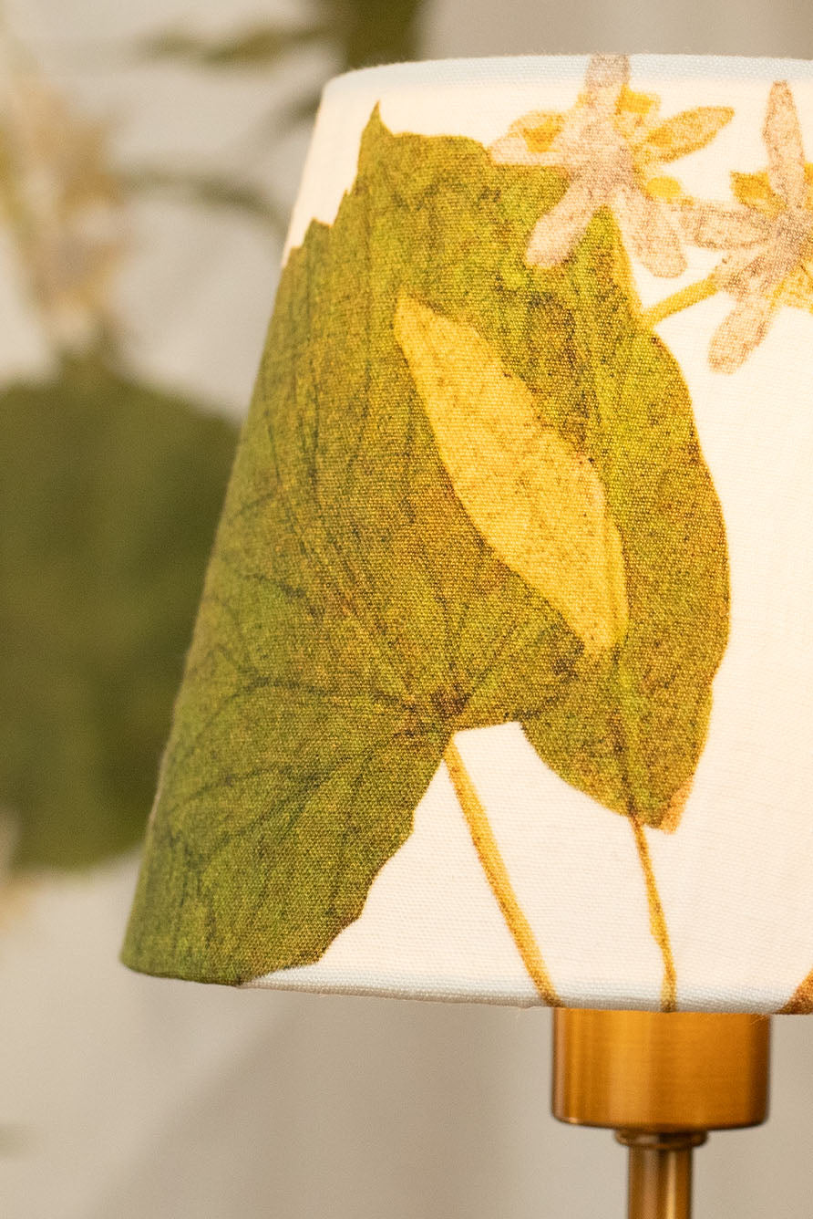 Set of 2 'Limetree' French Drum Lampshade, 13cm