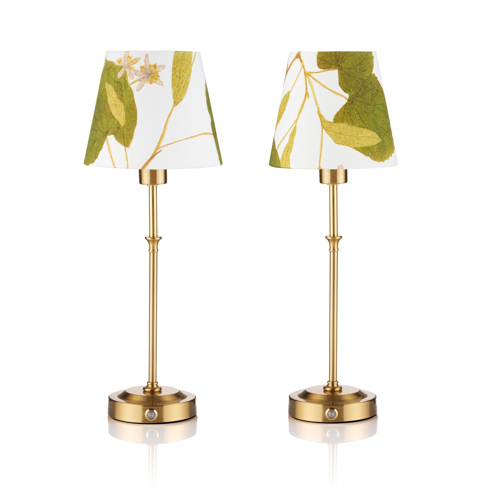Set of 2 'Limetree' French Drum Lampshade, 13cm
