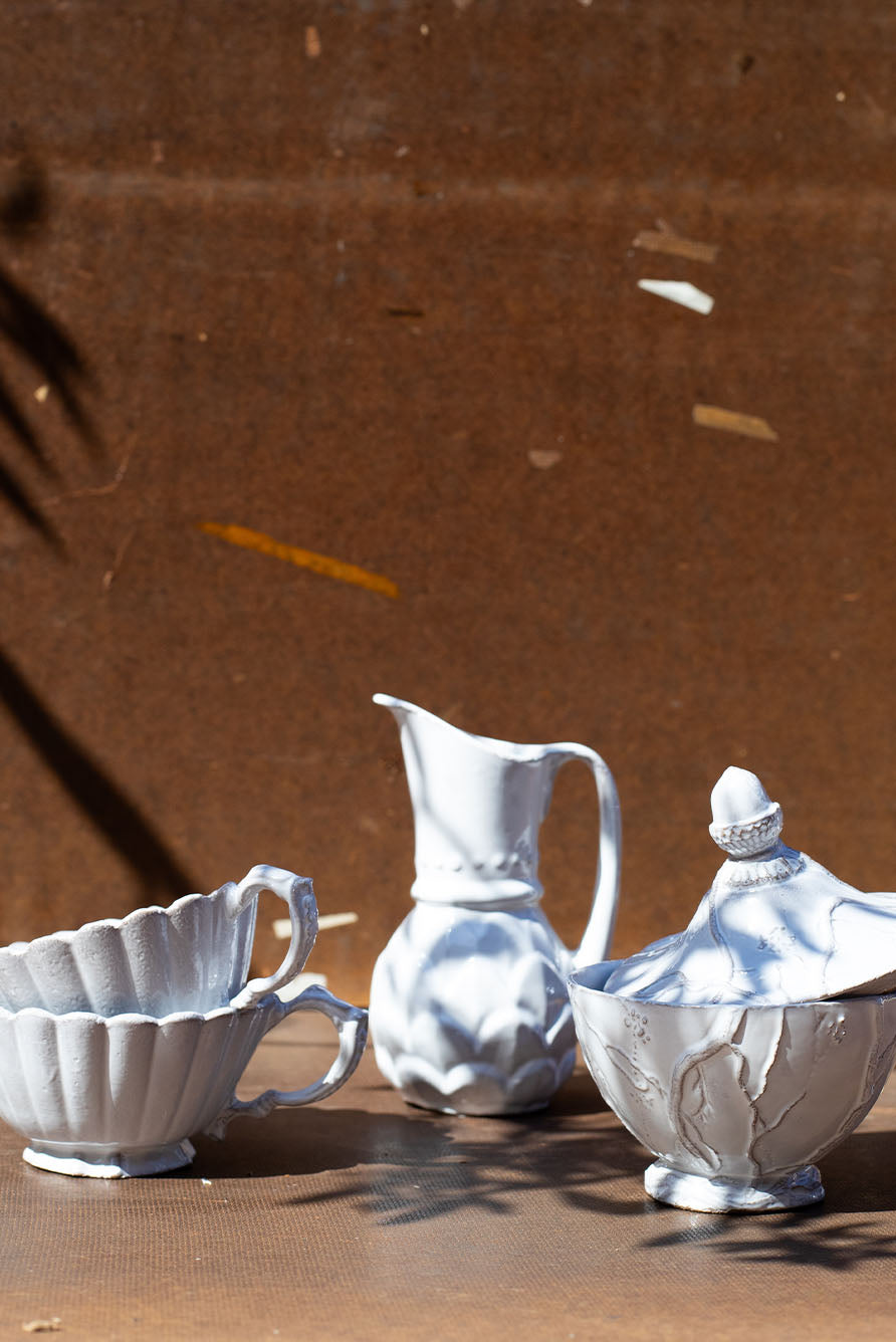 Marguerite Tea Cup by Astier de Villatte, 12 x 9 x 5cm