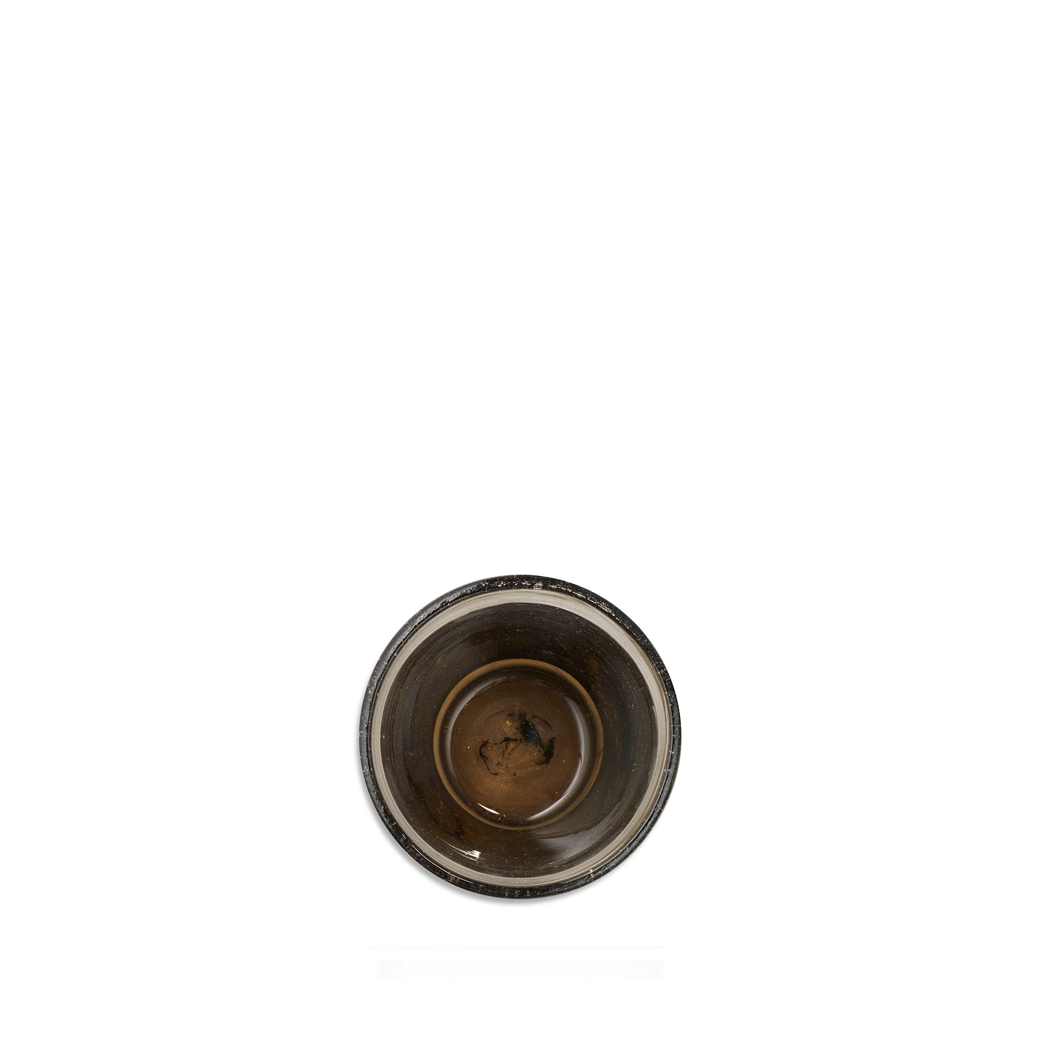 Handblown Glass Medium Water Tumbler in Smoke, 10cm