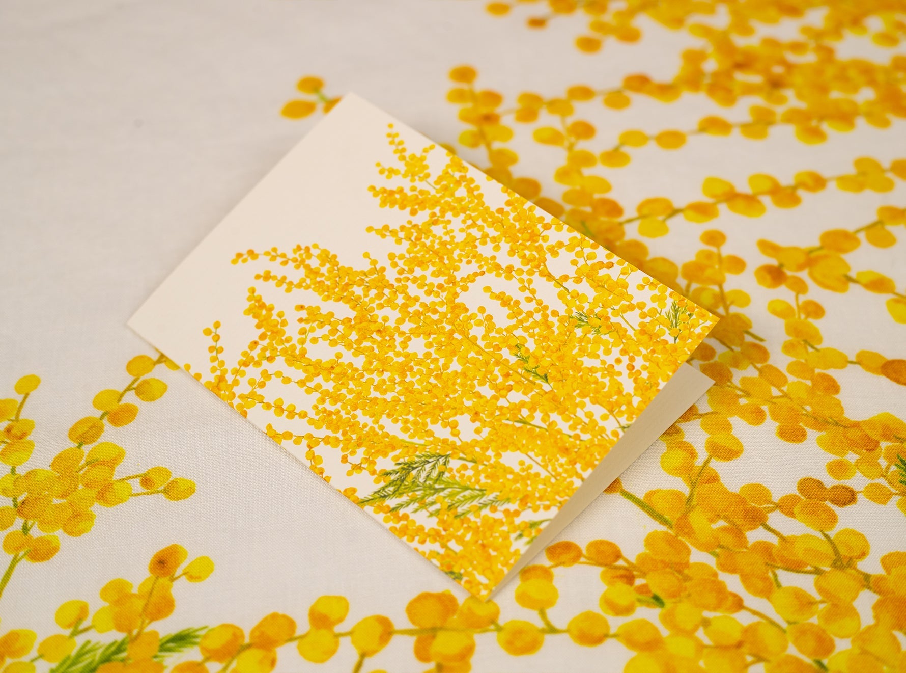 'Mimosa' Greeting Card, 15cm x 10cm (A6)