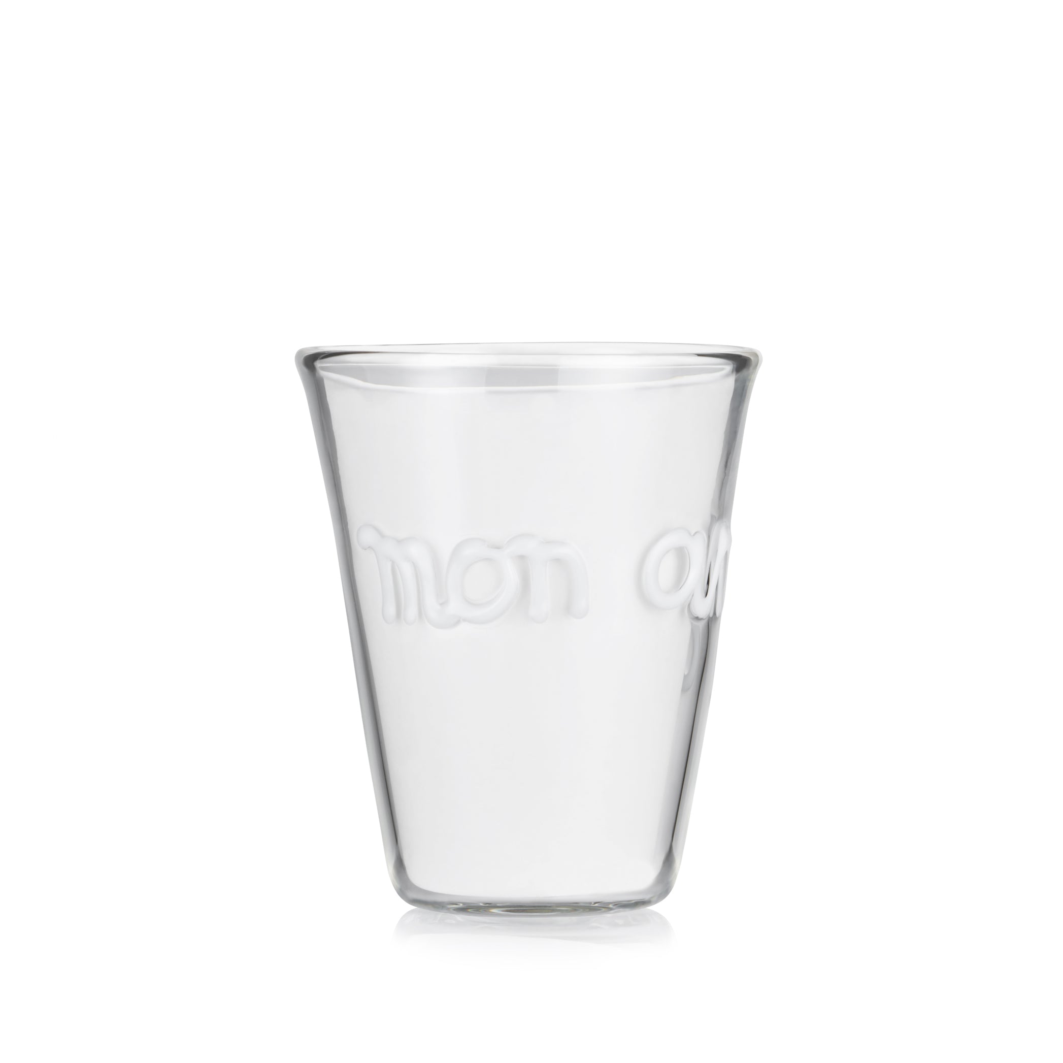 Handblown Glass "Mon Ange" (My Angel) Tumbler