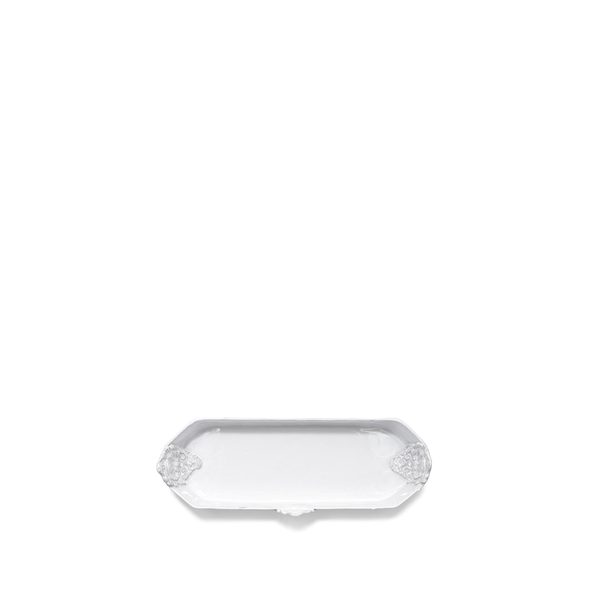 Neptune Deep Serving Platter Large by Astier de Villatte, 49 x 18.5 x 10cm