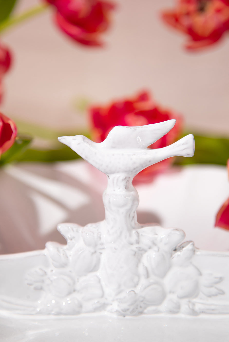 Oiseau Vegetable Serving Platter by Astier de Villatte, 33.5cm