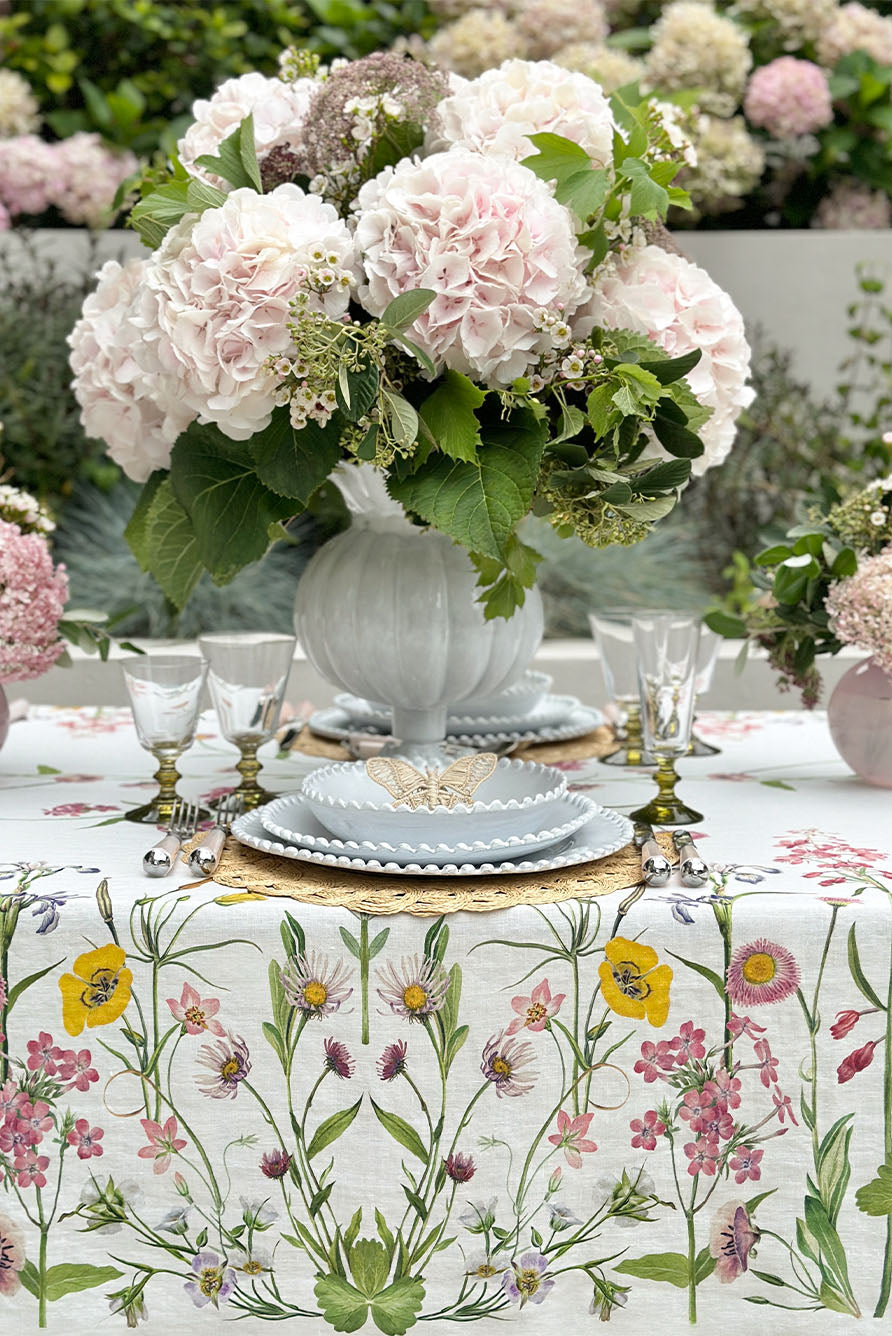 ‘Our June’ Tablescape Bundle - Table for 10 (380cm tablecloth)