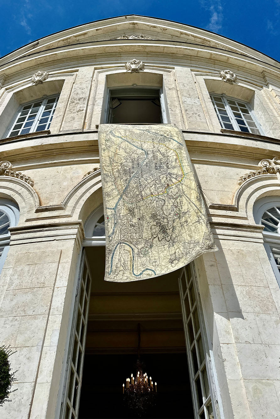 'Paris Map' Linen Tablecloth