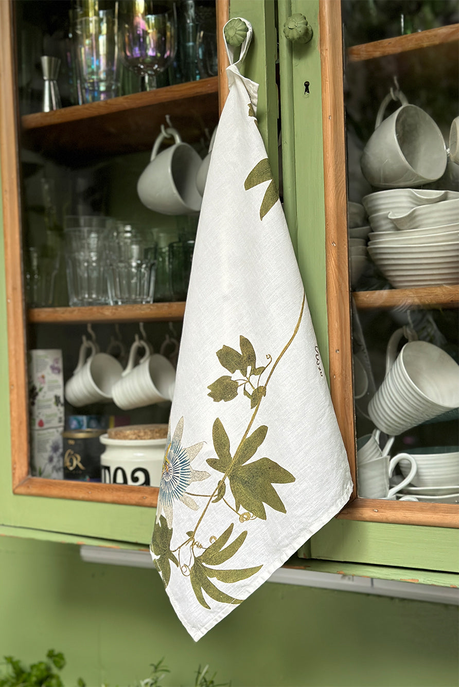 'Passiflora' Linen Tablecloth
