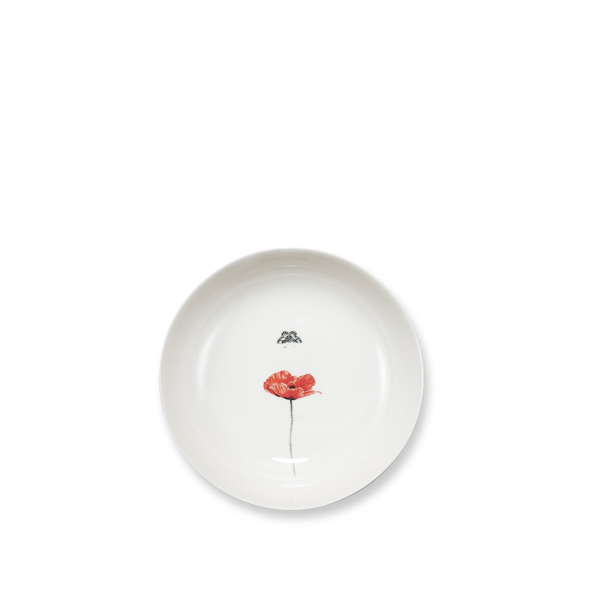 Bloom Poppy Soup Plate, 20cm