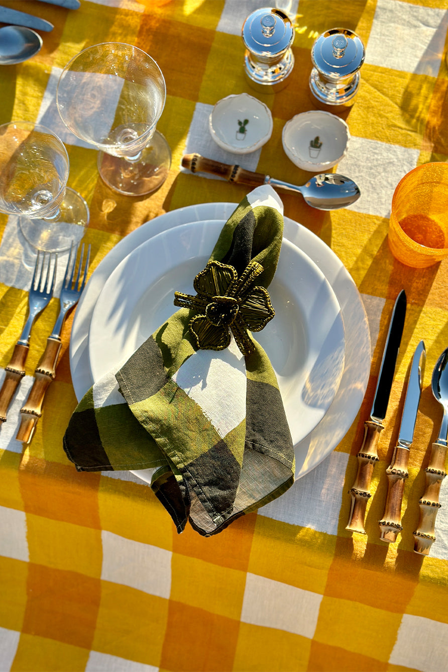 Julia Natural Bamboo & Stainless Steel 7 Piece Cutlery Set