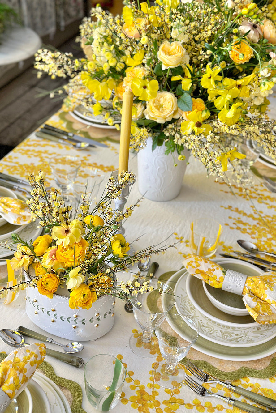 Set of Six Madeleine Candles in Pink, 20cm