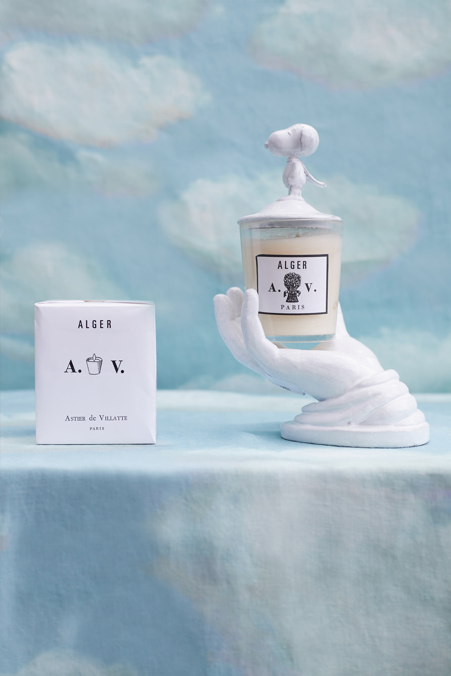 Snoopy Mug with Cover by Astier de Villatte, 20.5cm